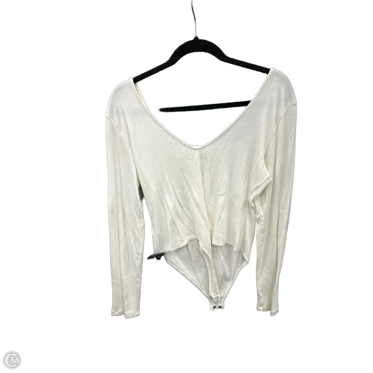 Bodysuit By American Eagle In White, Size: L