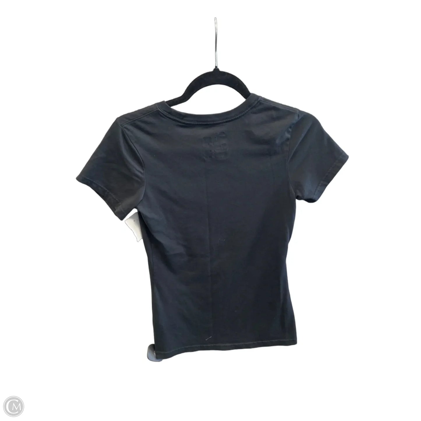 Athletic Top Short Sleeve By Nike In Black, Size: Sp
