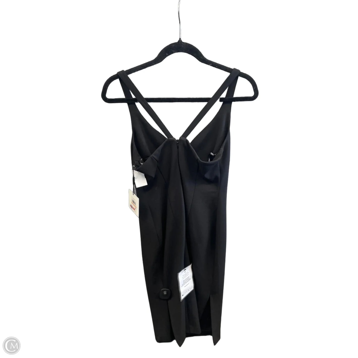 Dress Casual Midi By Calvin Klein In Black, Size: Xs