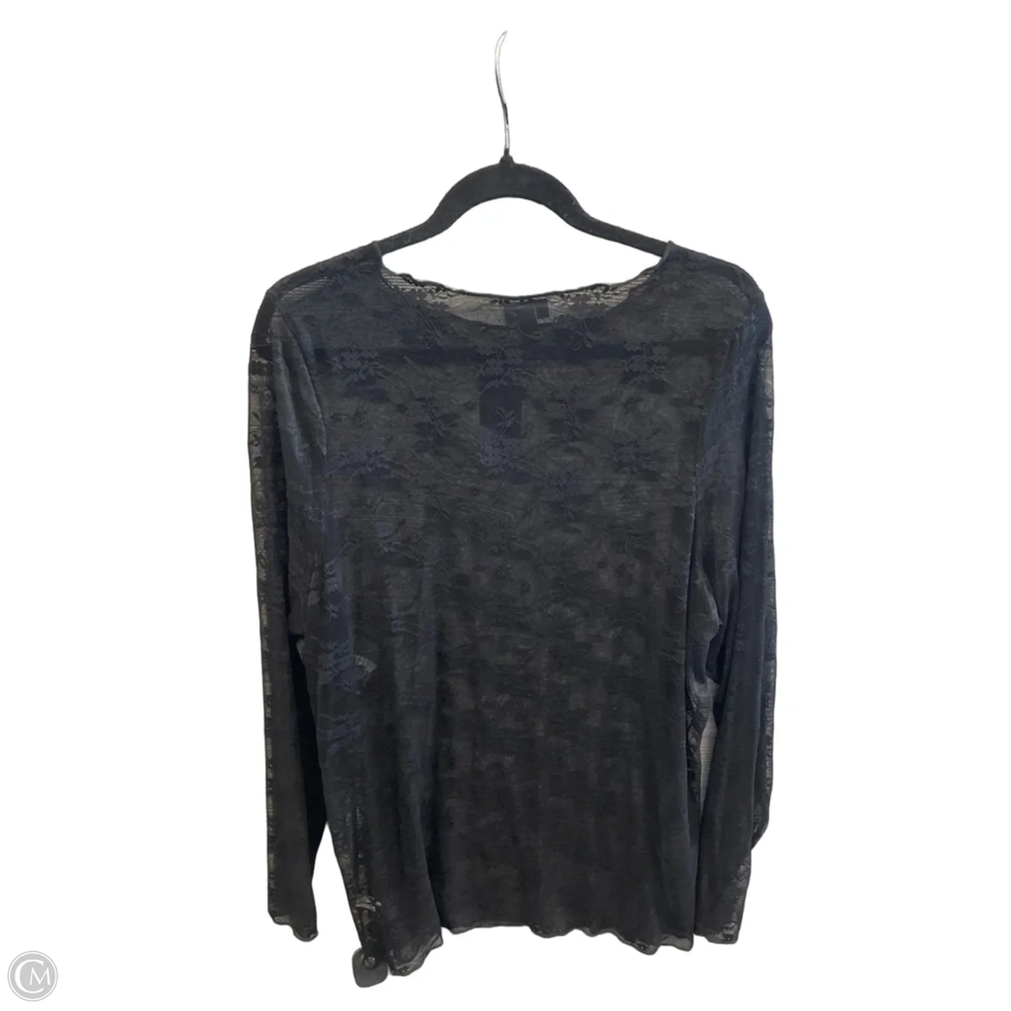 Top Long Sleeve By Torrid In Black, Size: 2x