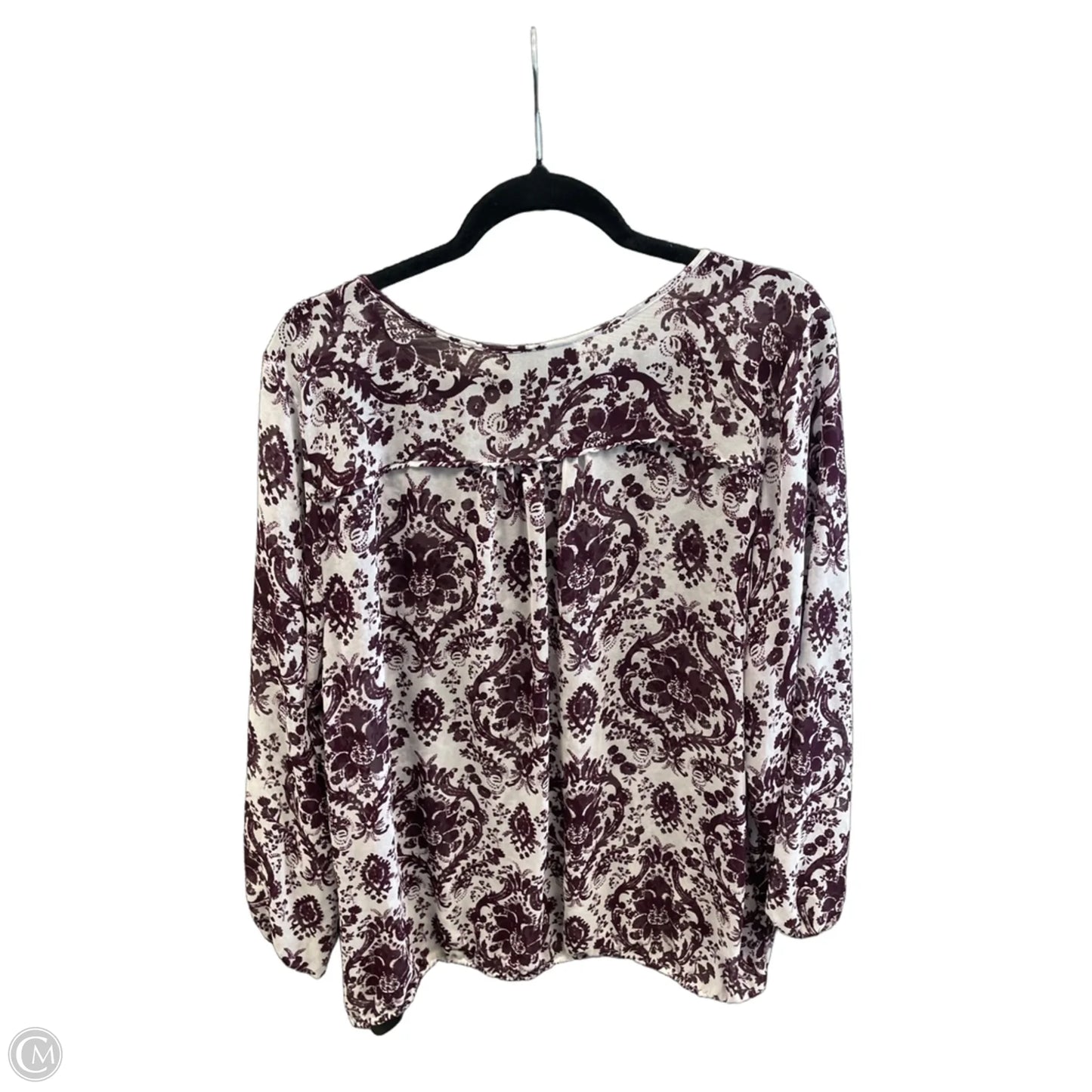 Top Long Sleeve By Lane Bryant In Purple, Size: 3x