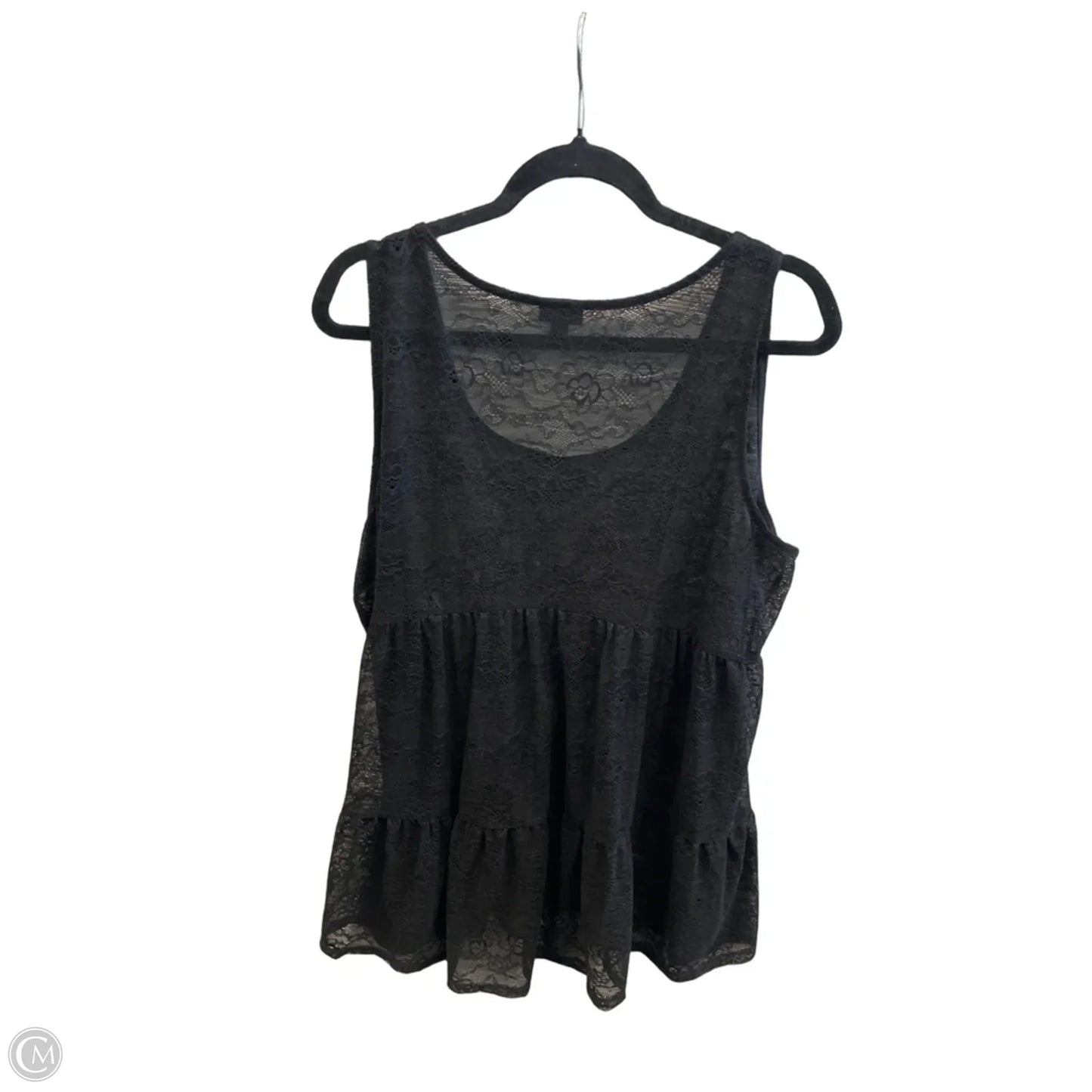 Top Sleeveless By Torrid In Black, Size: 2x