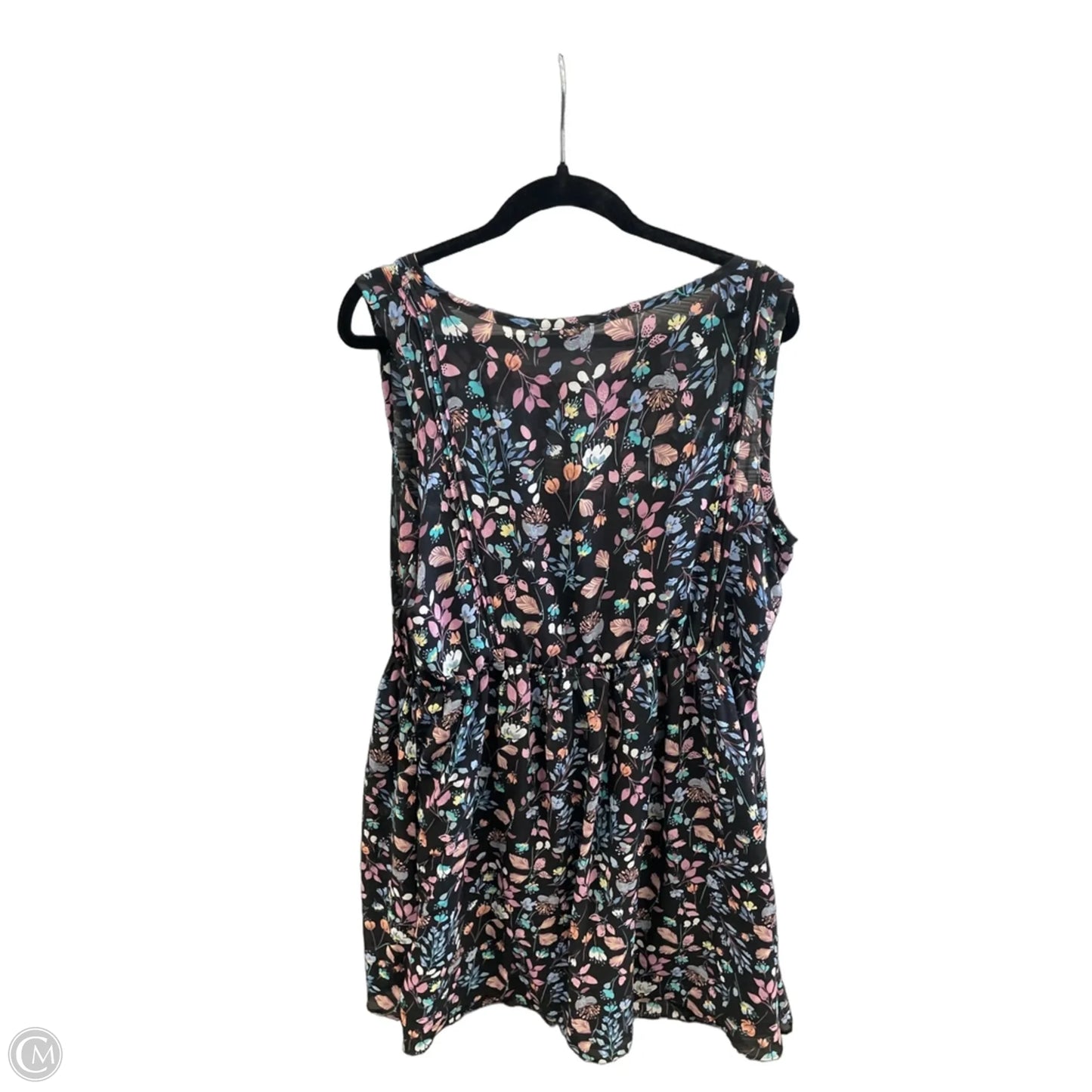 Dress Casual Midi By Lc Lauren Conrad In Floral Print, Size: Xl