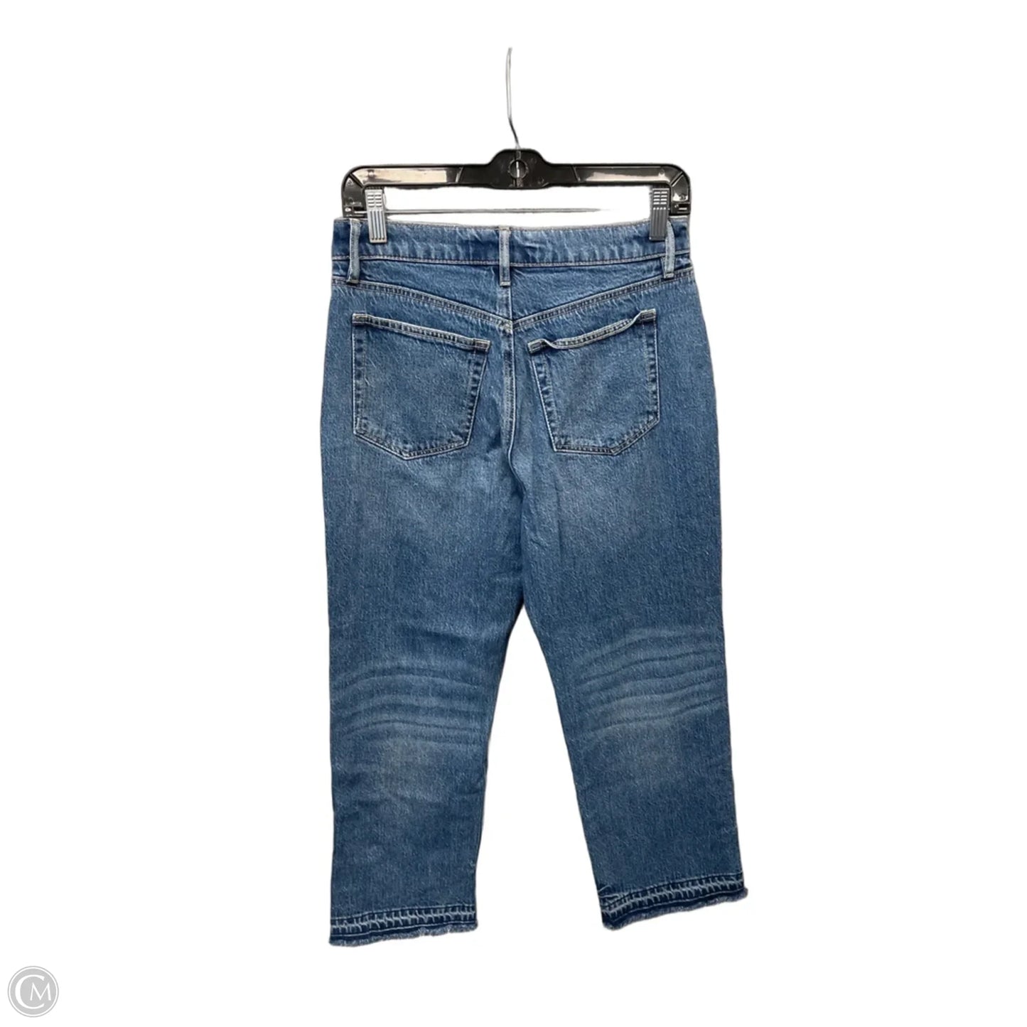 Jeans Straight By Loft In Blue Denim, Size: 6