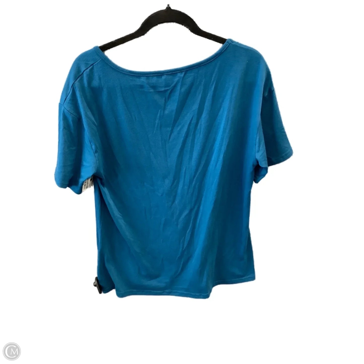 Top Short Sleeve Basic By Clothes Mentor In Blue, Size: L