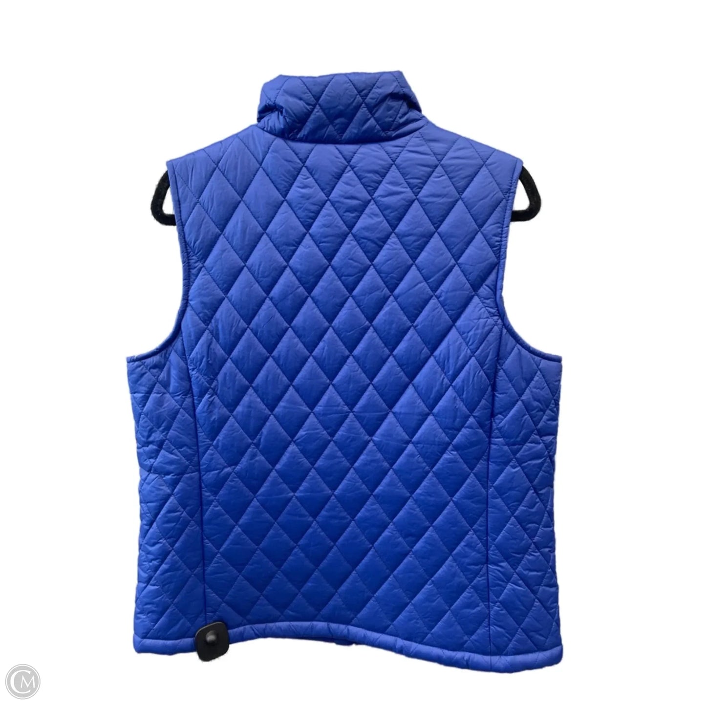 Vest Puffer & Quilted By Time And Tru In Blue, Size: L