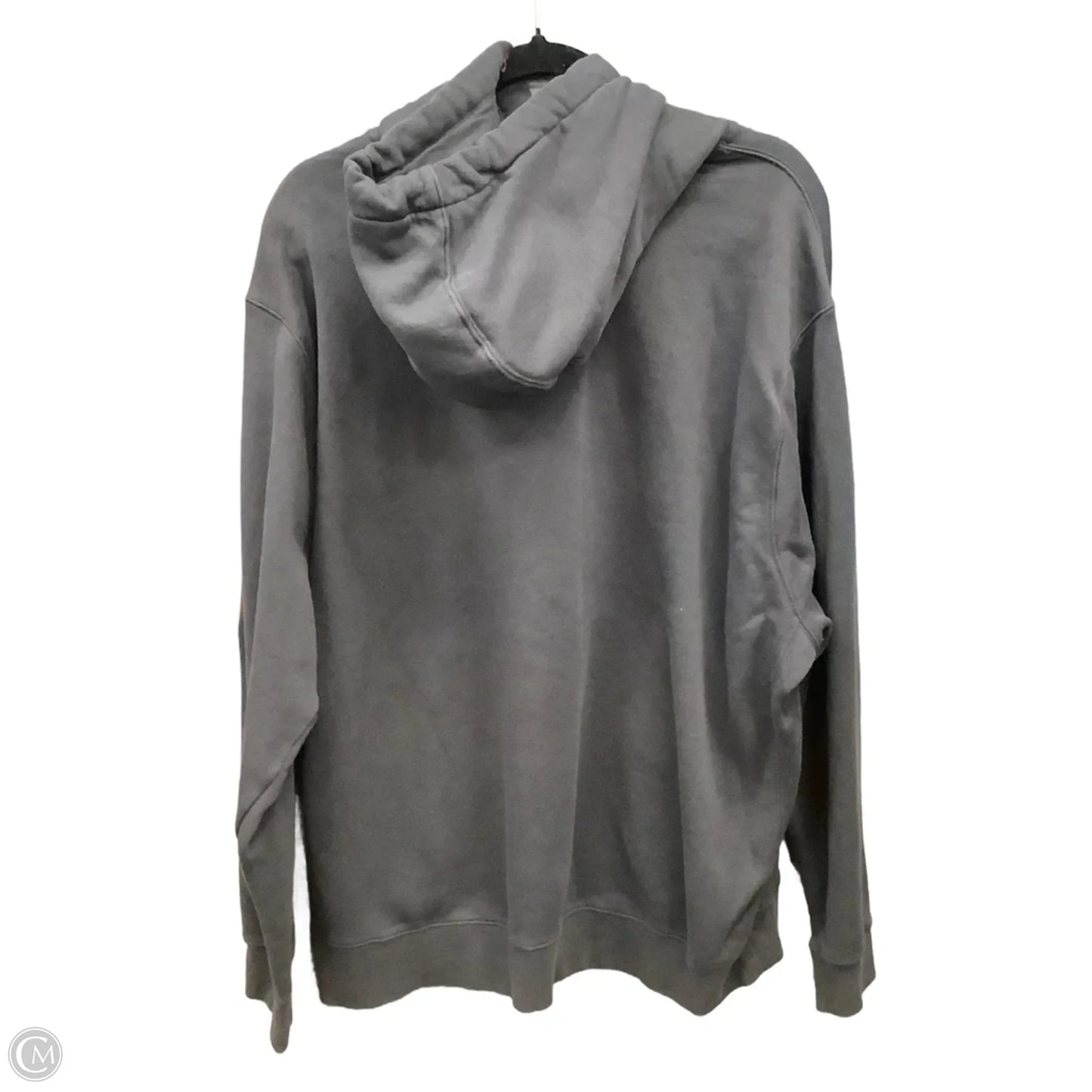 Sweatshirt Hoodie By Nike In Grey, Size: Xxl