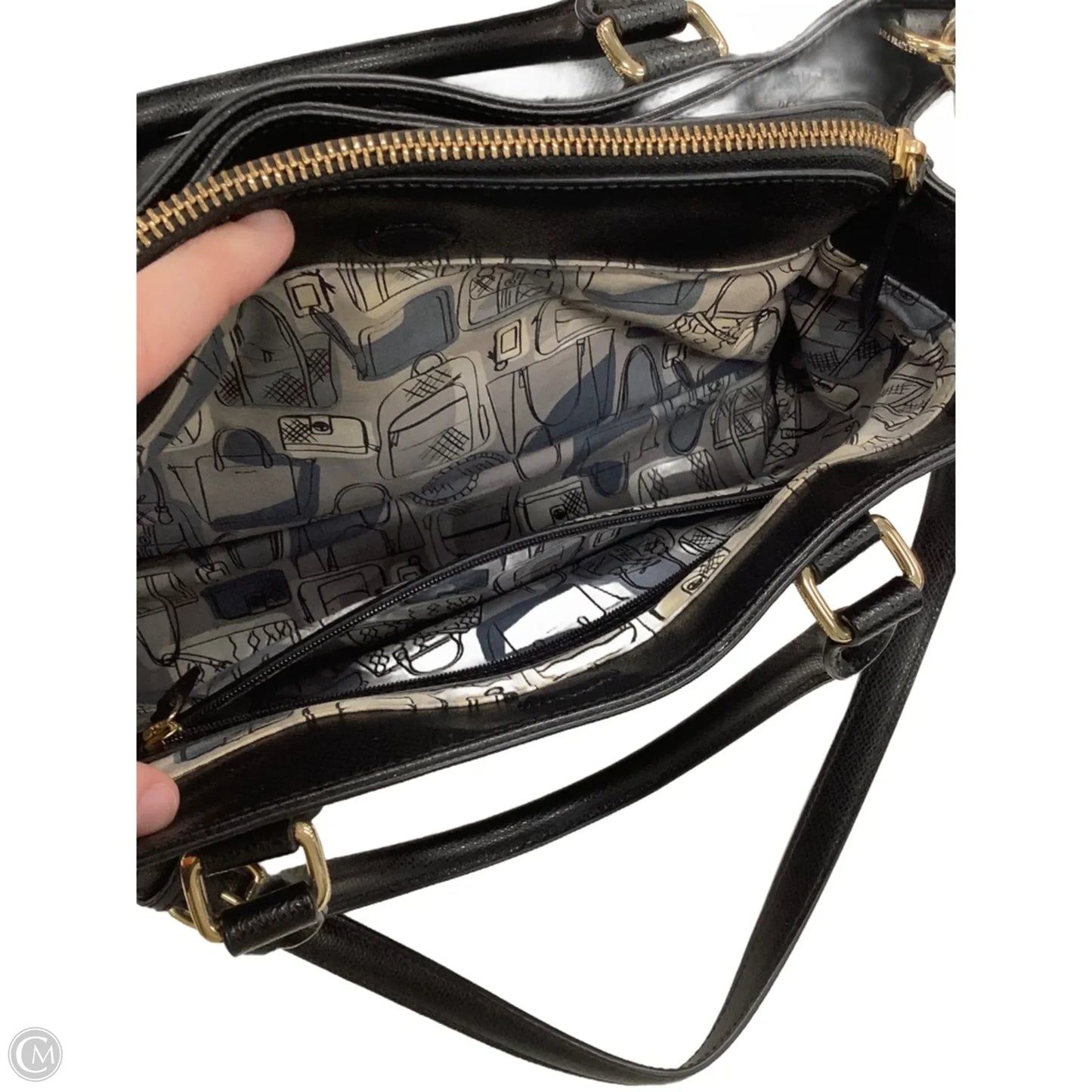 Handbag By Vera Bradley, Size: Large