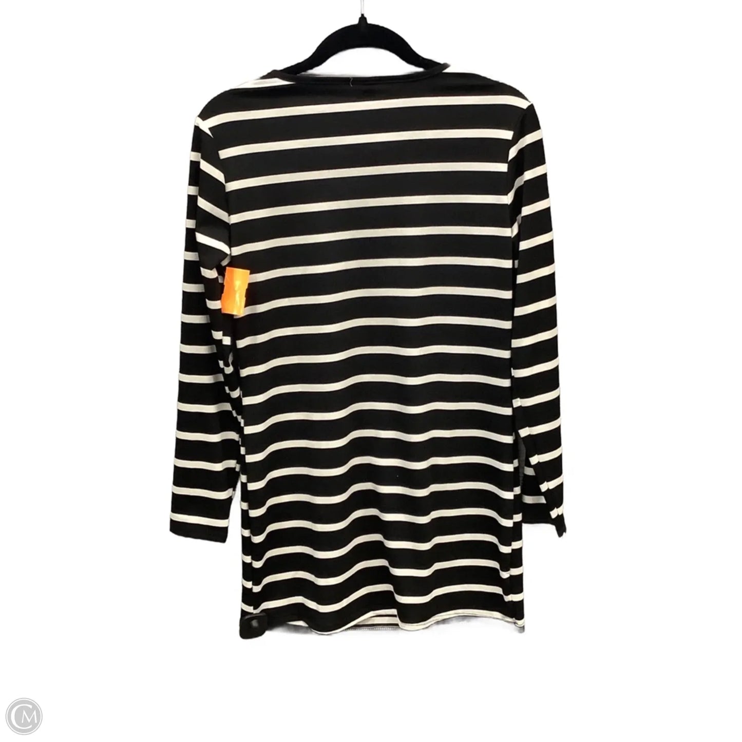 Tunic Long Sleeve By Clothes Mentor In Striped Pattern, Size: S