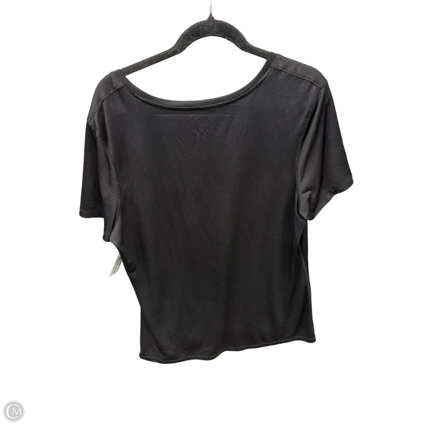 Athletic Top Short Sleeve By Athletic Works In Black, Size: Xl