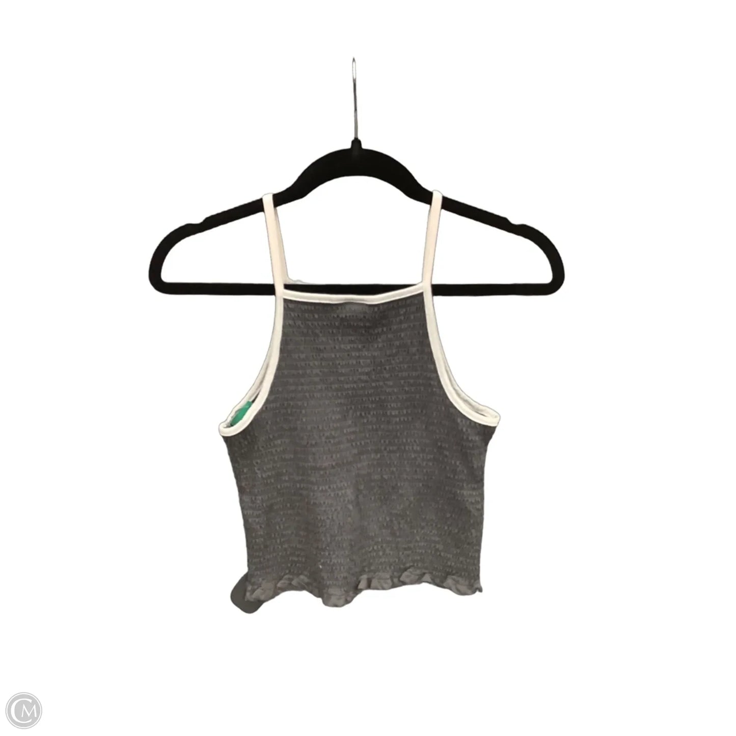 Top Sleeveless By Clothes Mentor In Grey, Size: L