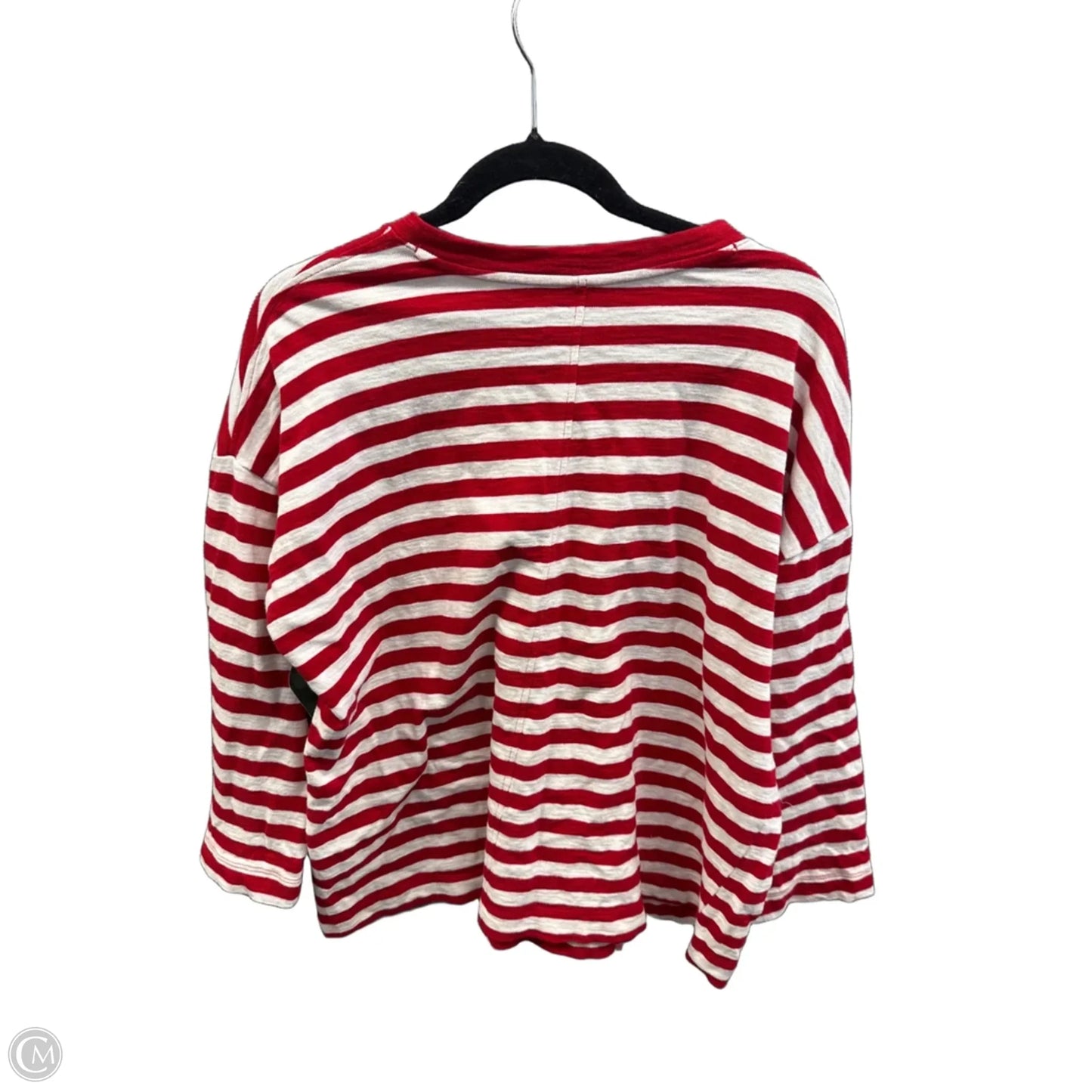 Top Long Sleeve By Sonoma In Striped Pattern, Size: L