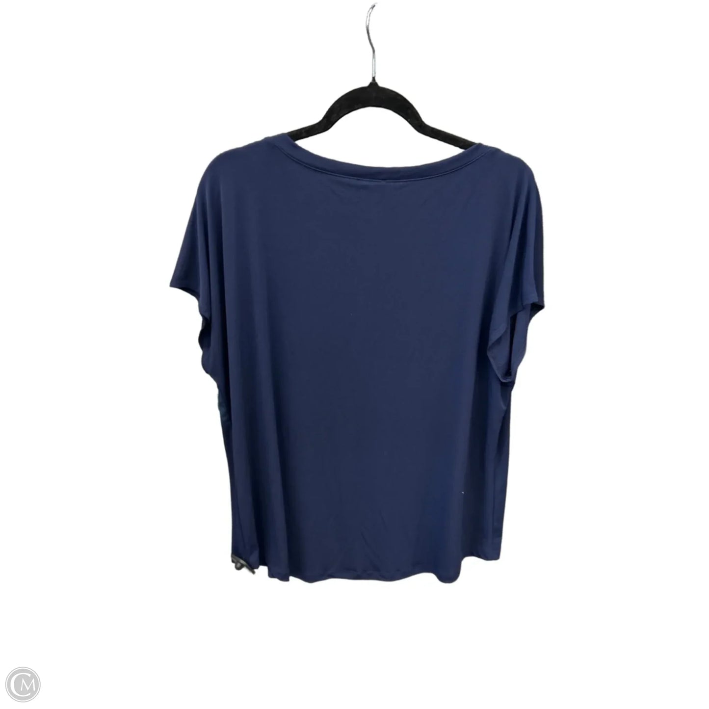 Top Short Sleeve By Chicos In Blue, Size: Xl