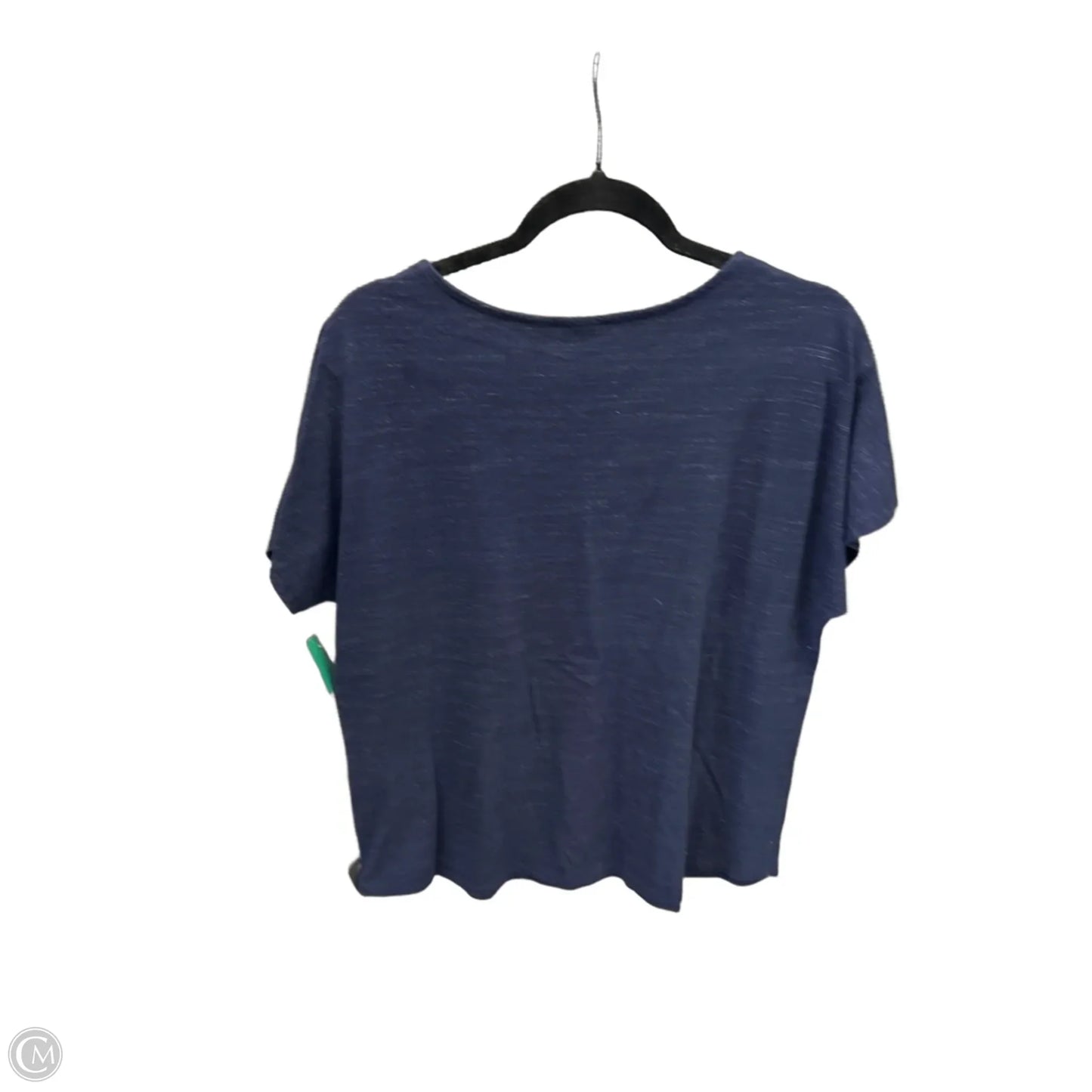 Top Short Sleeve By Chicos In Blue, Size: L