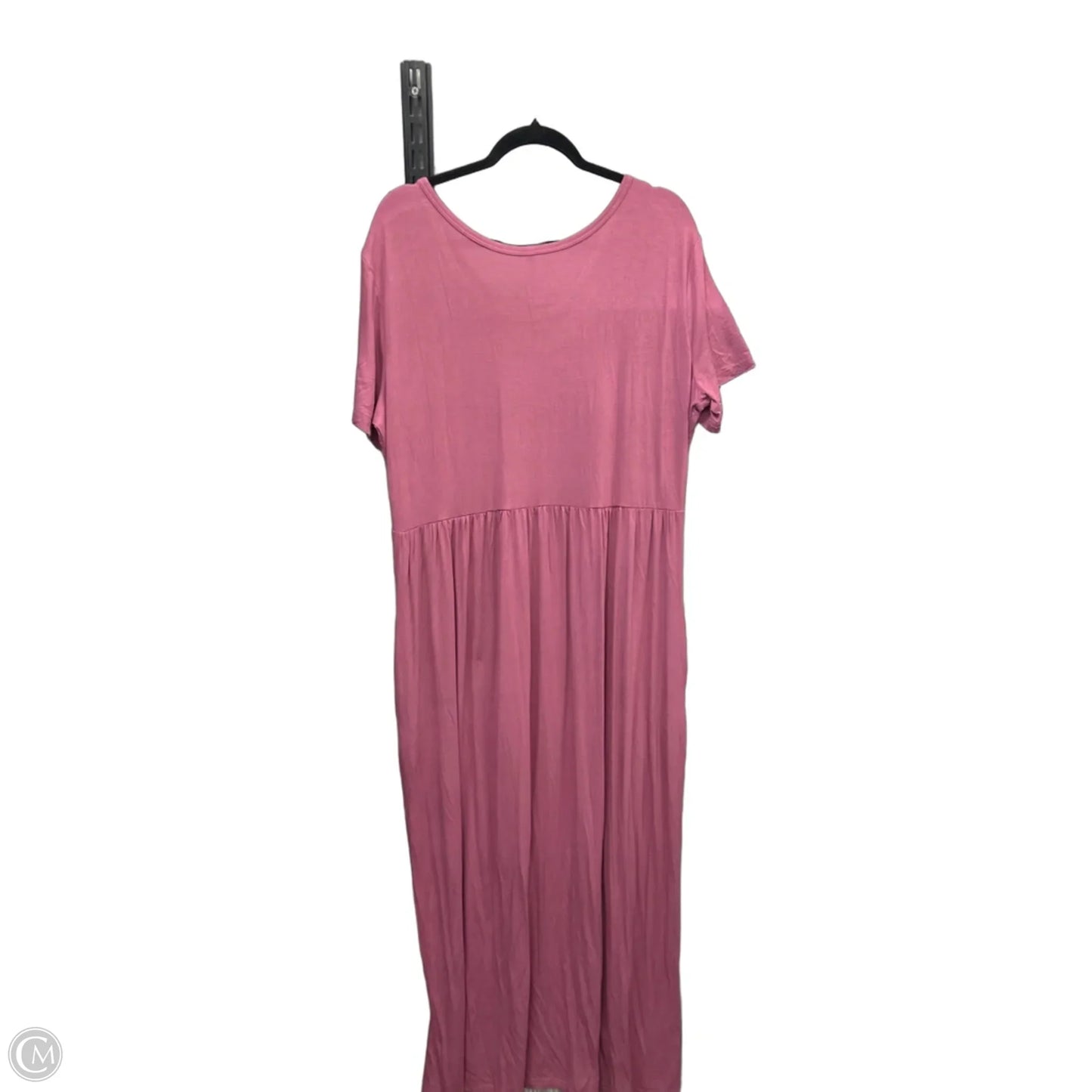 Dress Casual Maxi By Clothes Mentor In Pink, Size: 2x