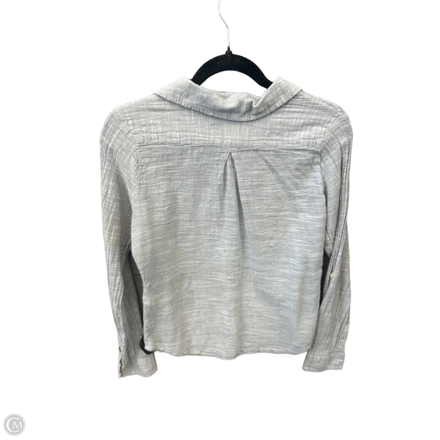 Top Long Sleeve By Aventura In Grey, Size: S