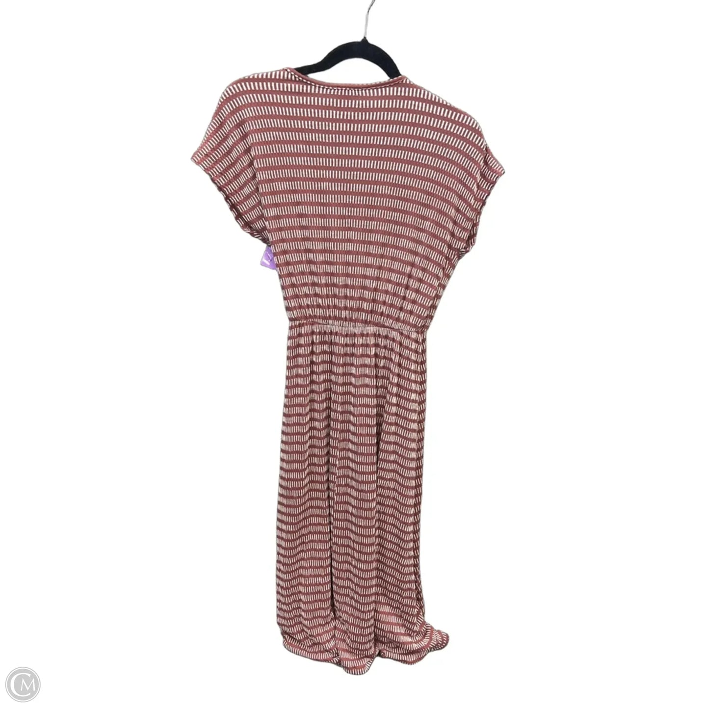 Dress Casual Midi By Caution To The Wind In Pink, Size: L