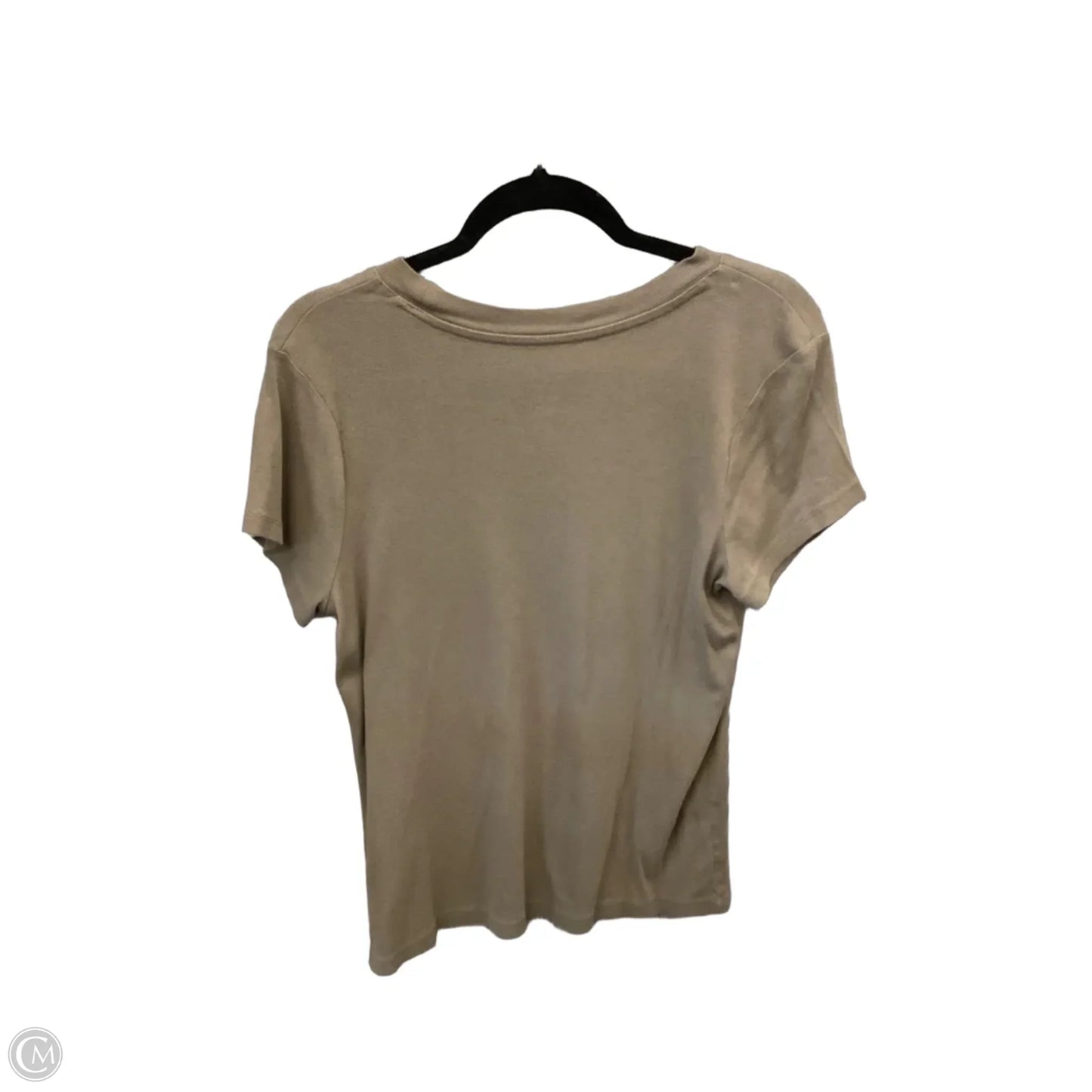 Top Short Sleeve Basic By A New Day In Brown, Size: Xxl