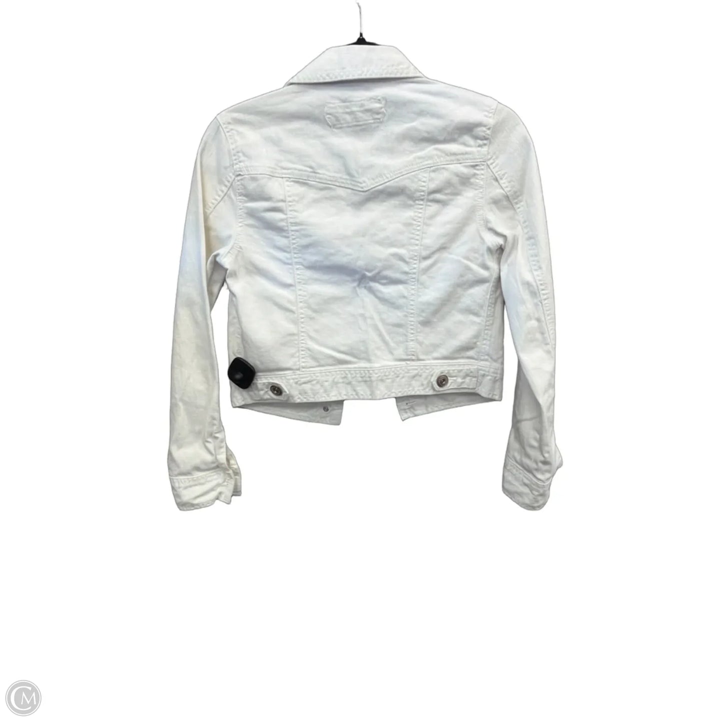 Jacket Denim By Maurices In White Denim, Size: S