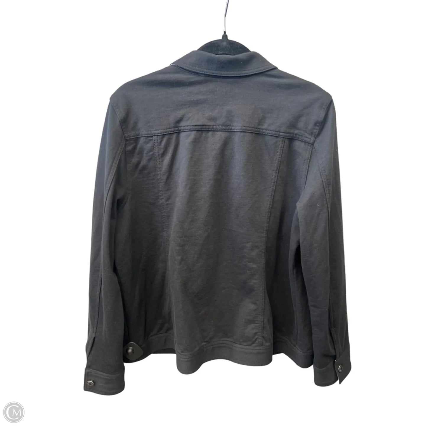 Jacket Other By Isaac Mizrahi Live Qvc In Black, Size: L