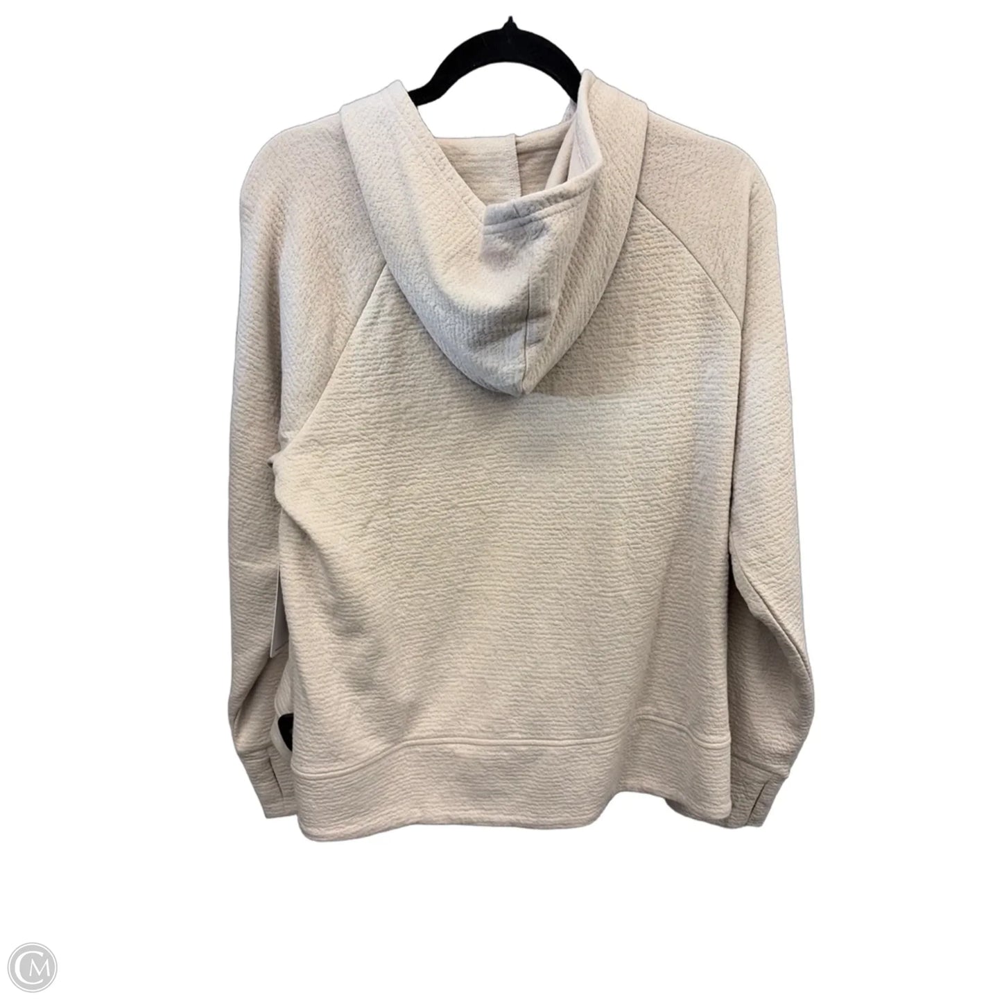 Athletic Top Long Sleeve Hoodie By Rbx In Tan, Size: L