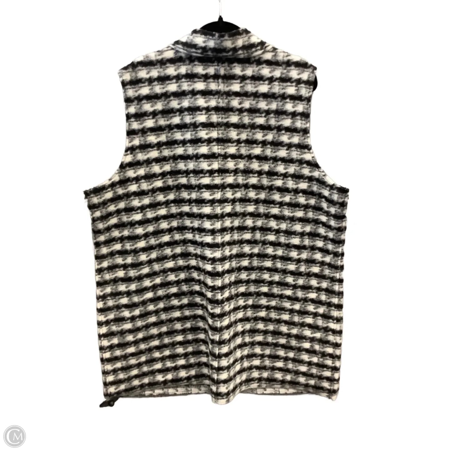 Vest Fleece By Tribal In Black & White, Size: 2x