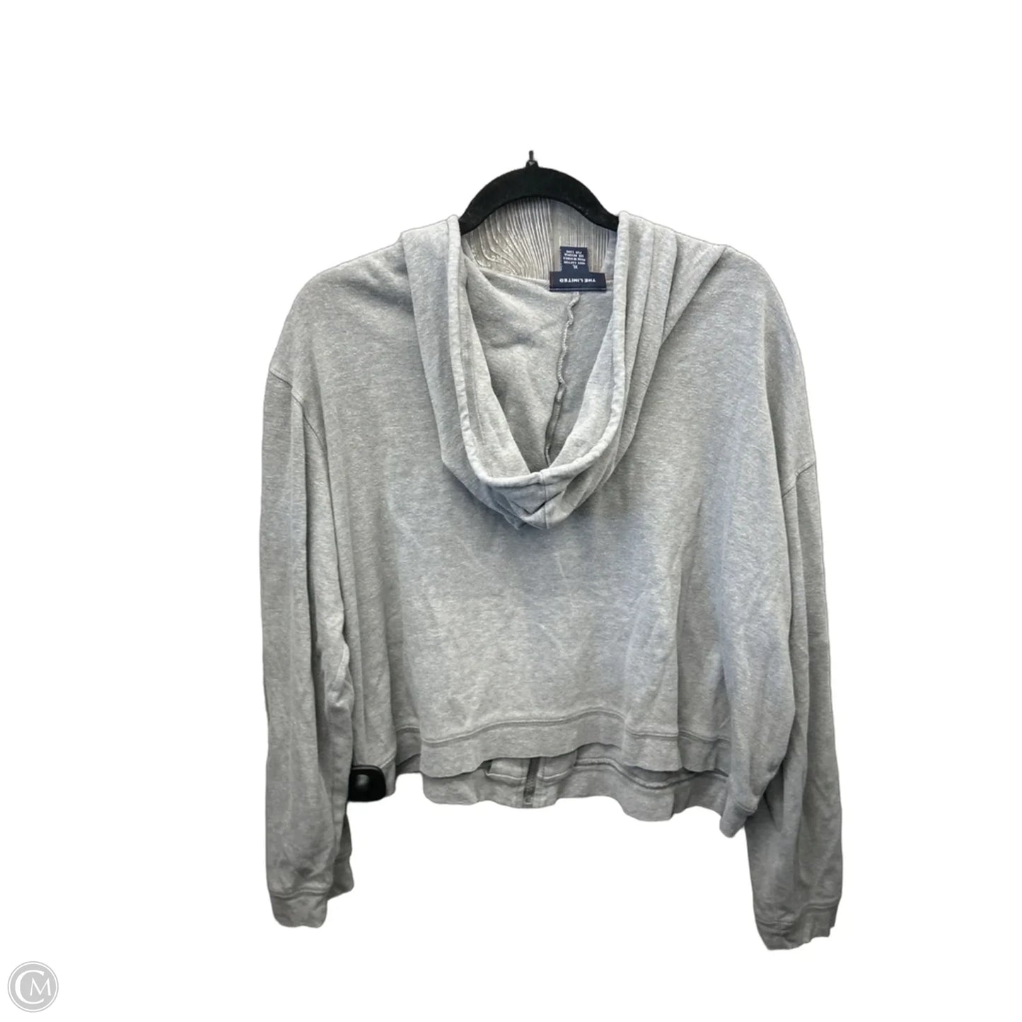 Sweatshirt Hoodie By Limited In Grey, Size: Xl