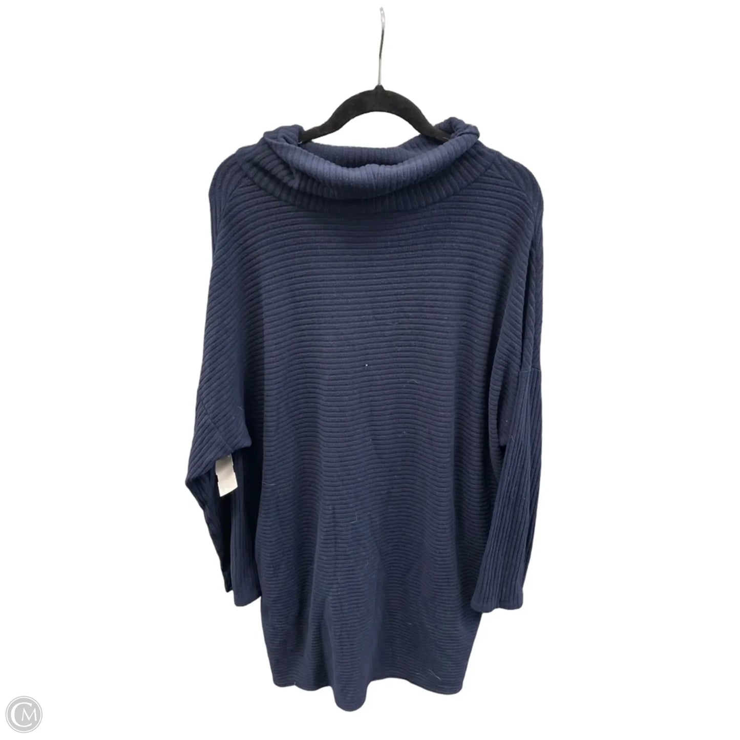 Tunic Long Sleeve By Time And Tru In Navy, Size: Xxl