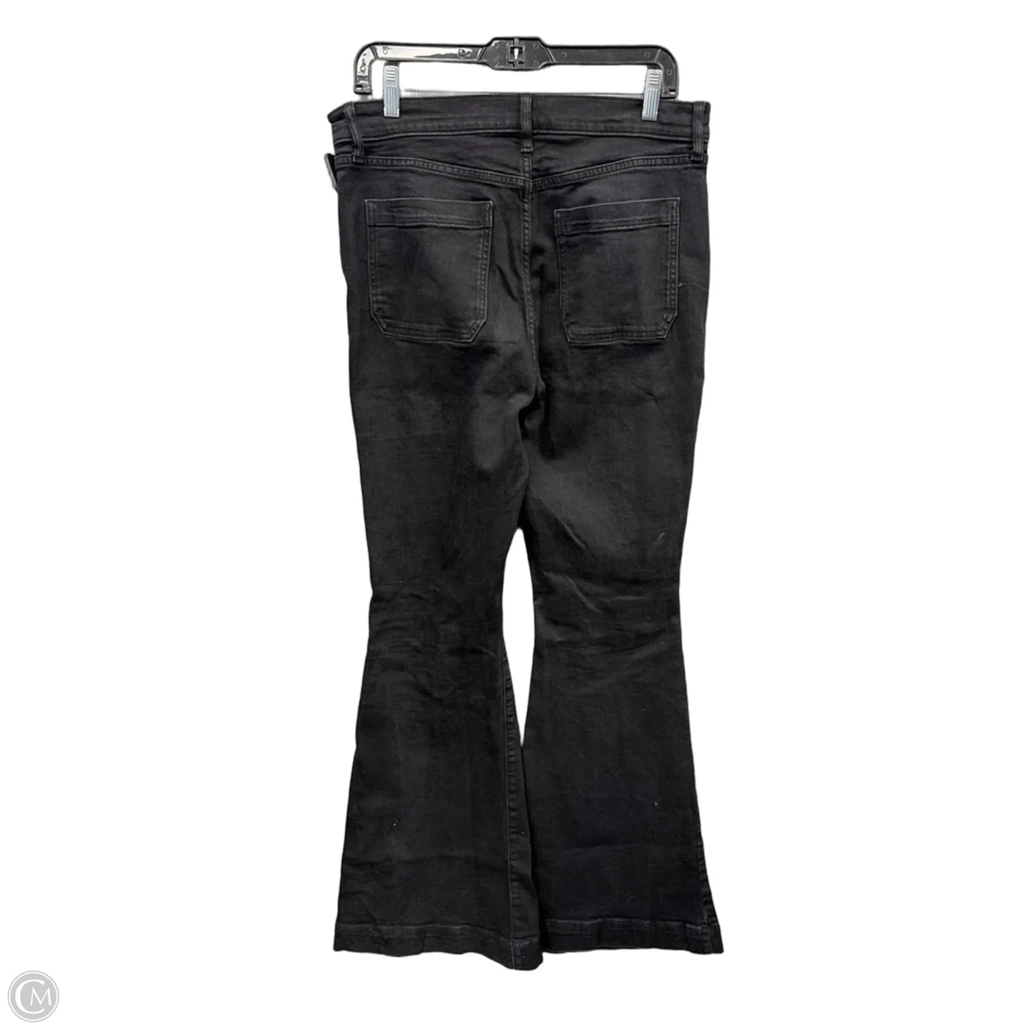 Jeans Flared By Ana In Black Denim, Size: 12
