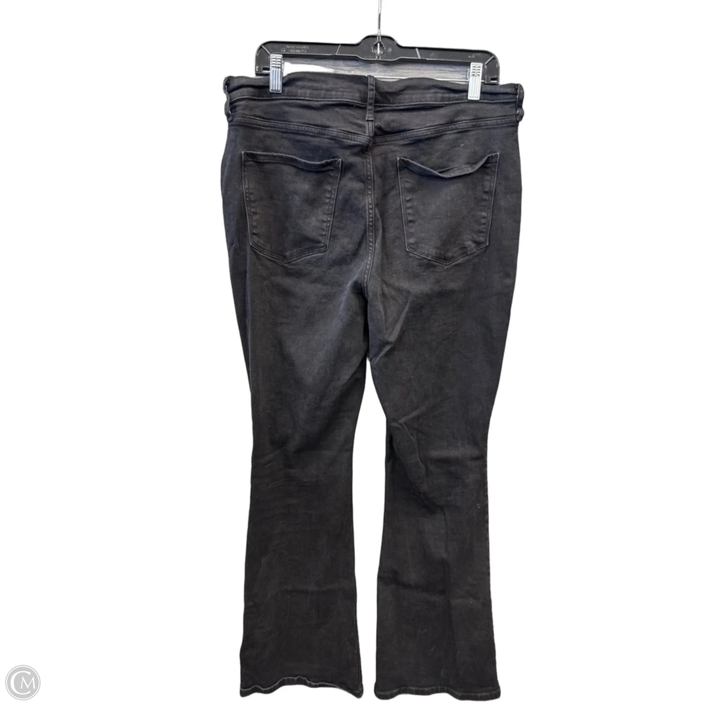 Jeans Flared By Ana In Black Denim, Size: 14