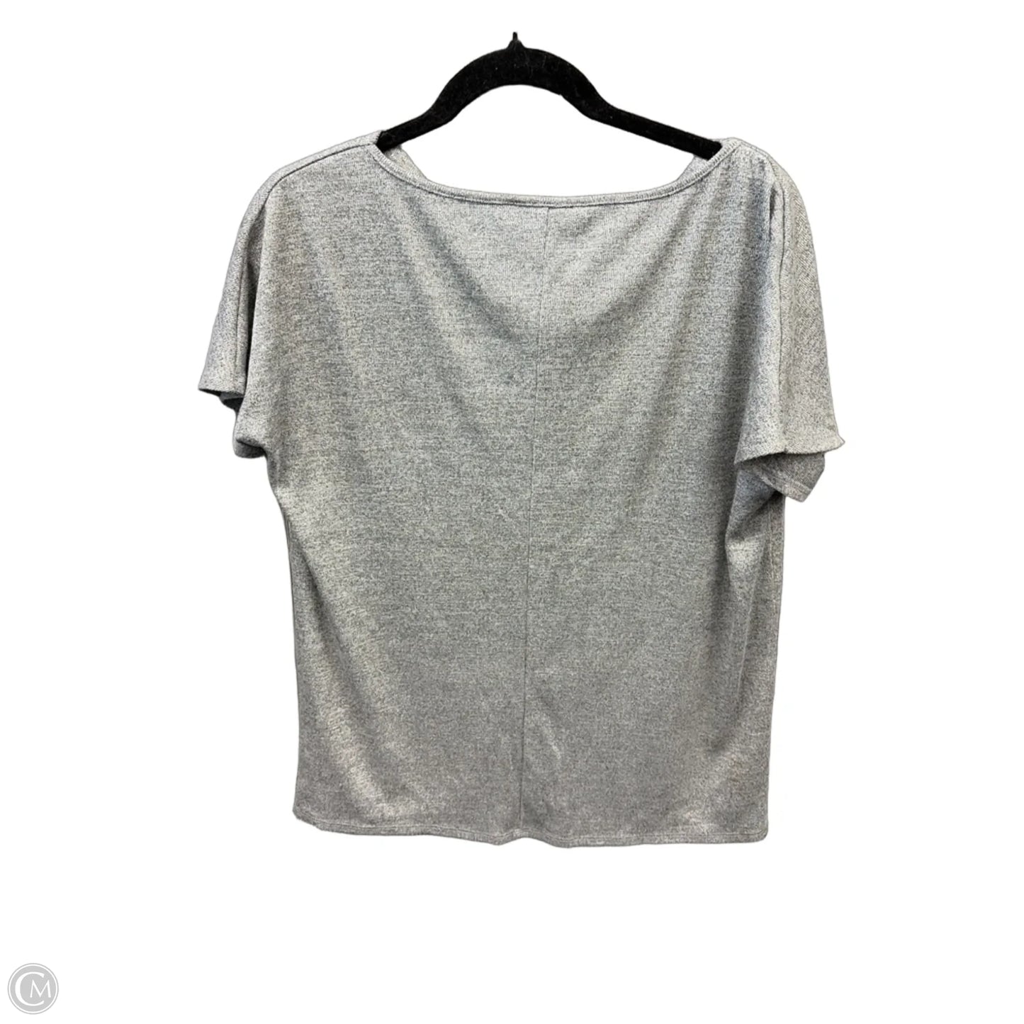 Top Short Sleeve By Banana Republic In Grey, Size: M