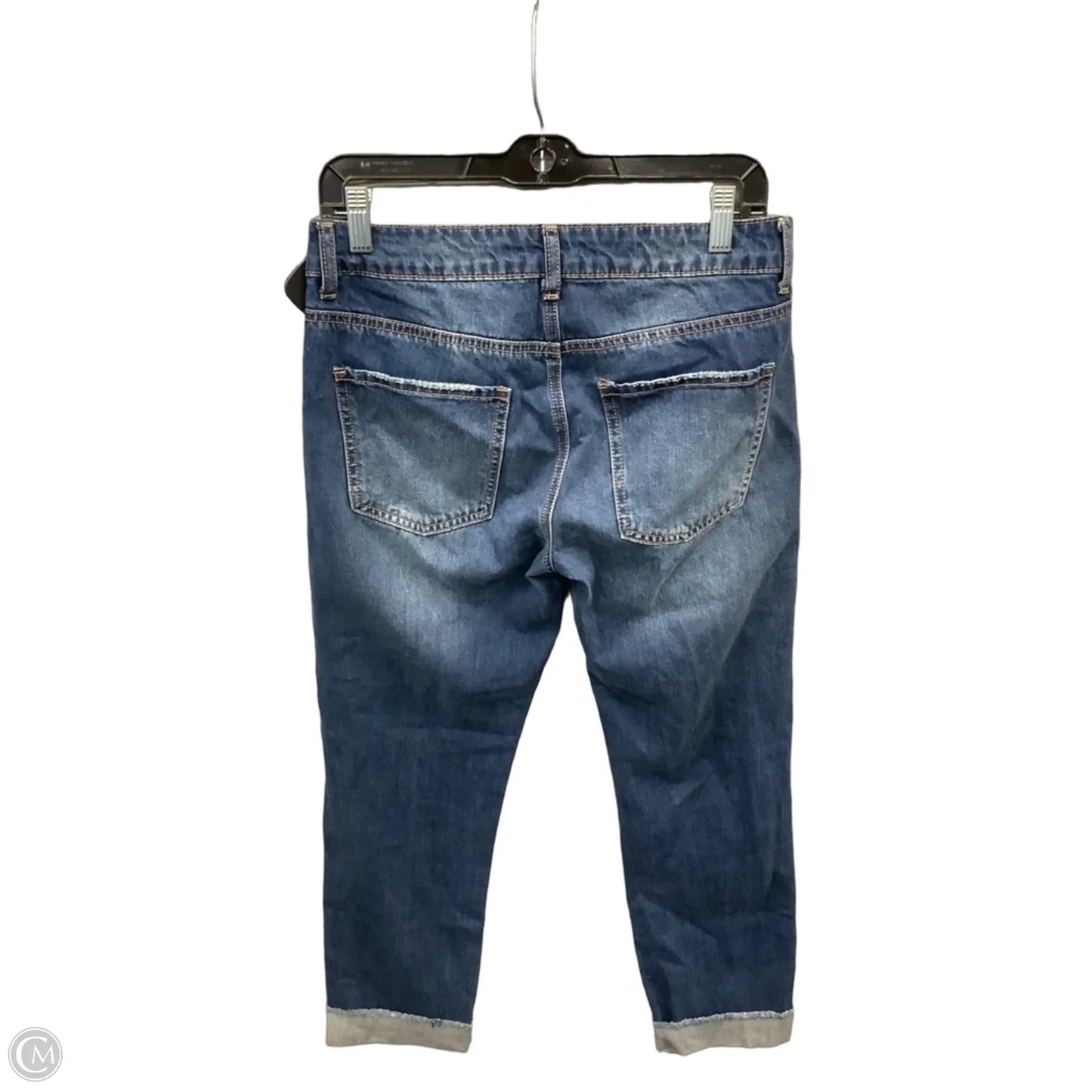 Jeans Cropped By Clothes Mentor In Blue Denim, Size: 4