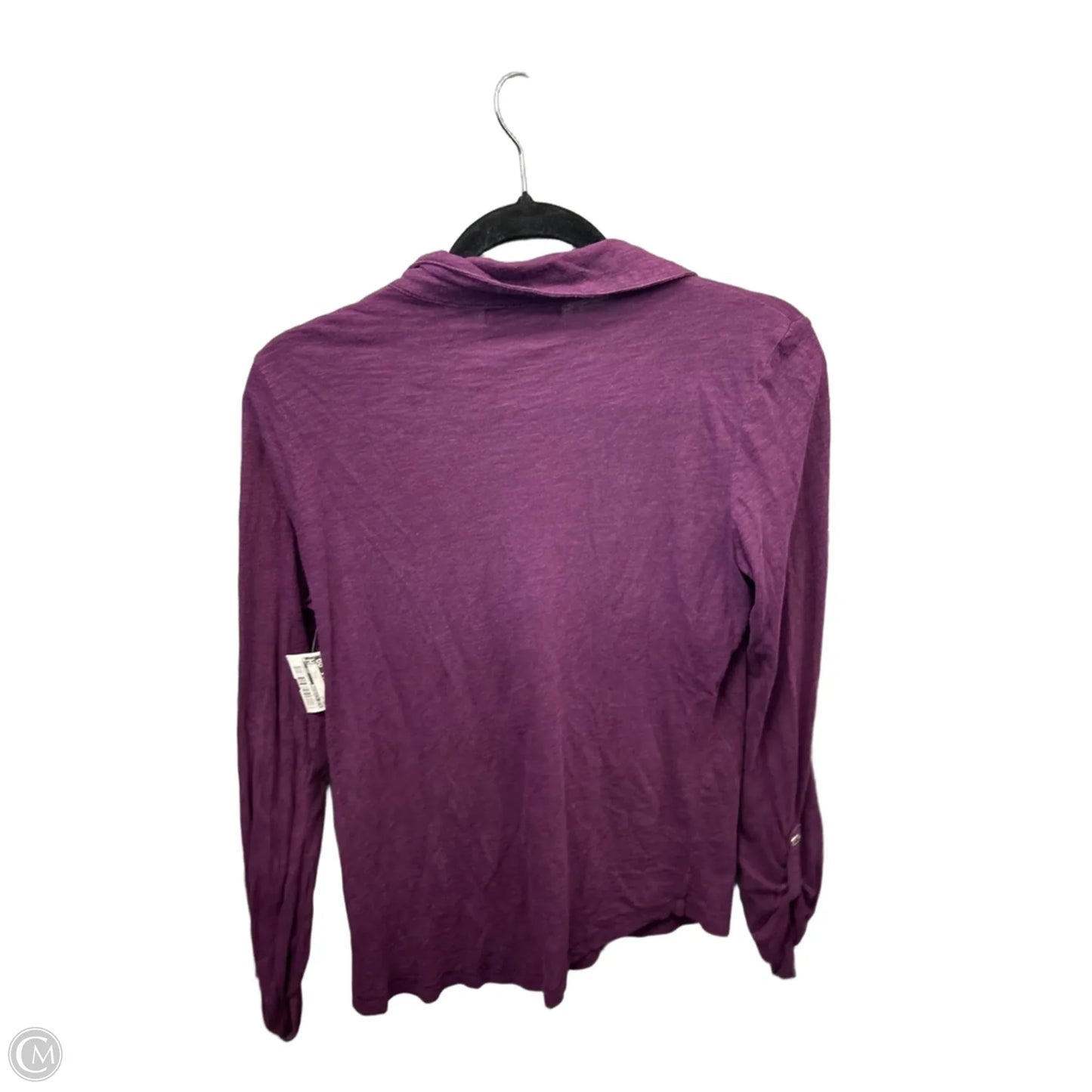 Top Long Sleeve By Liz Claiborne In Purple, Size: S