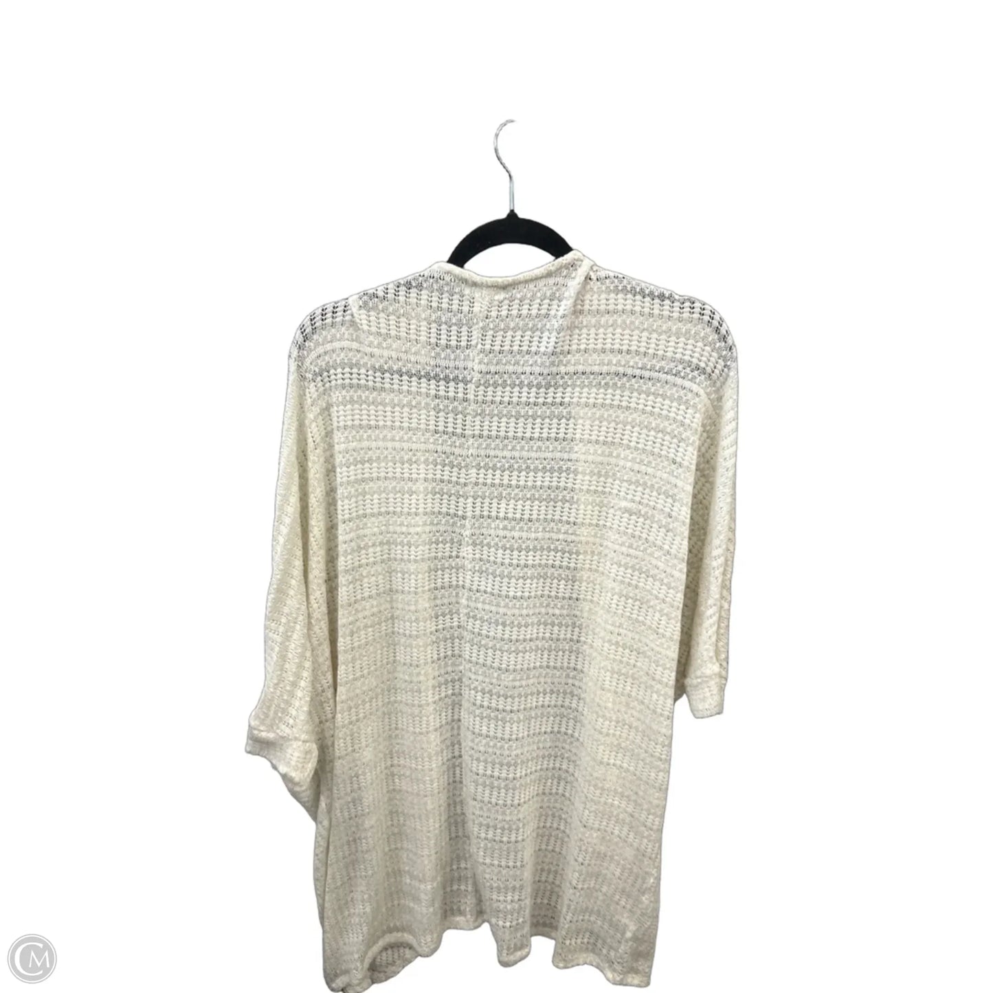 Cardigan By Decree In White, Size: L