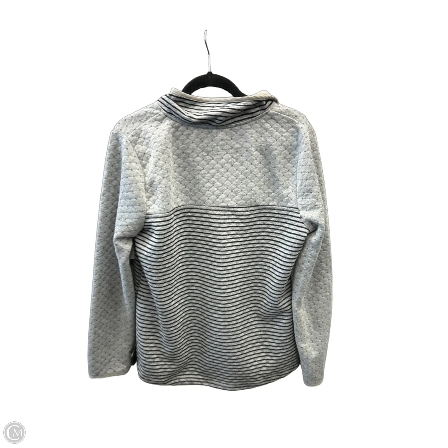 Sweatshirt Collar By Entro In Grey, Size: L