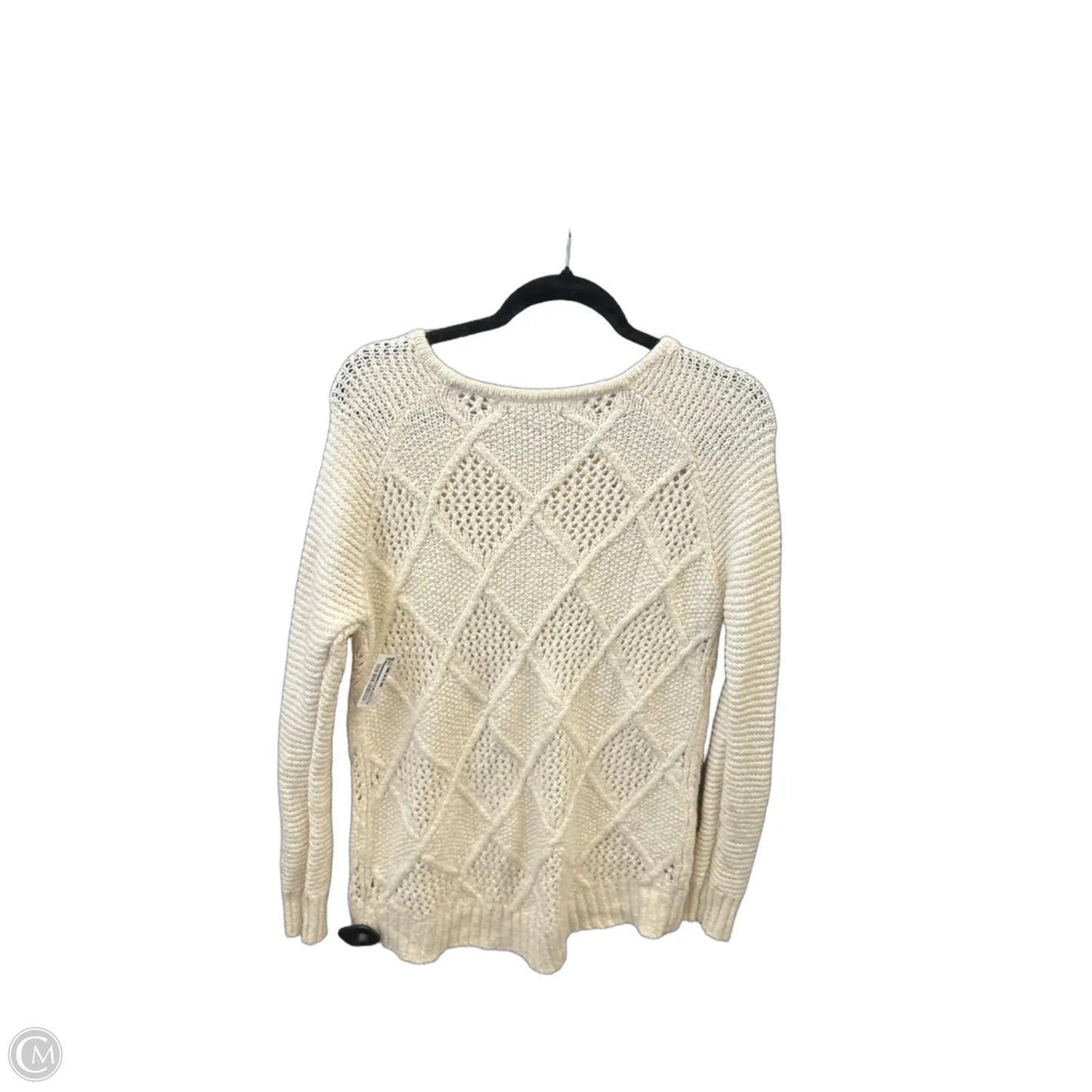 Sweater By American Eagle In Cream, Size: M