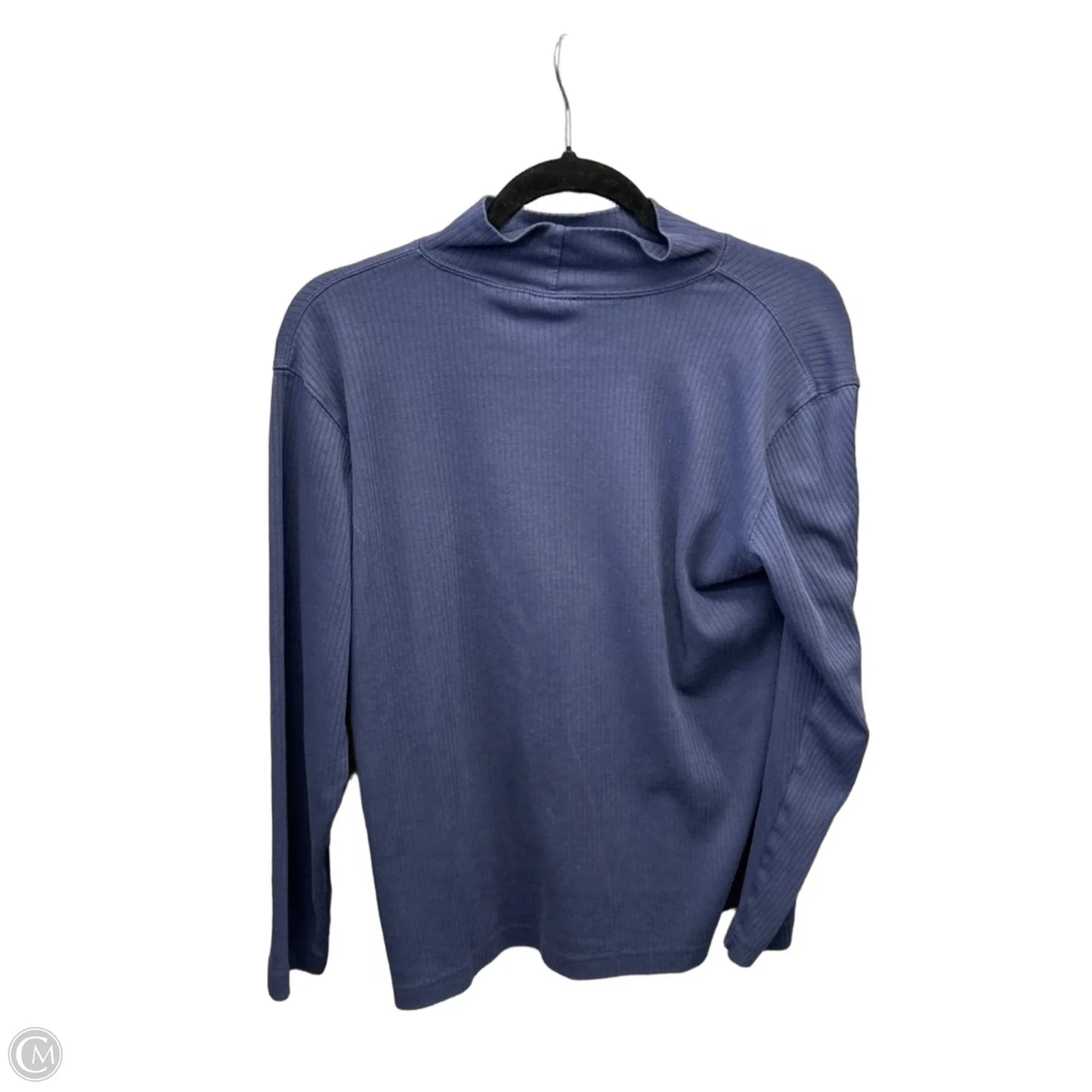 Top Long Sleeve By Cabin Creek In Navy, Size: M