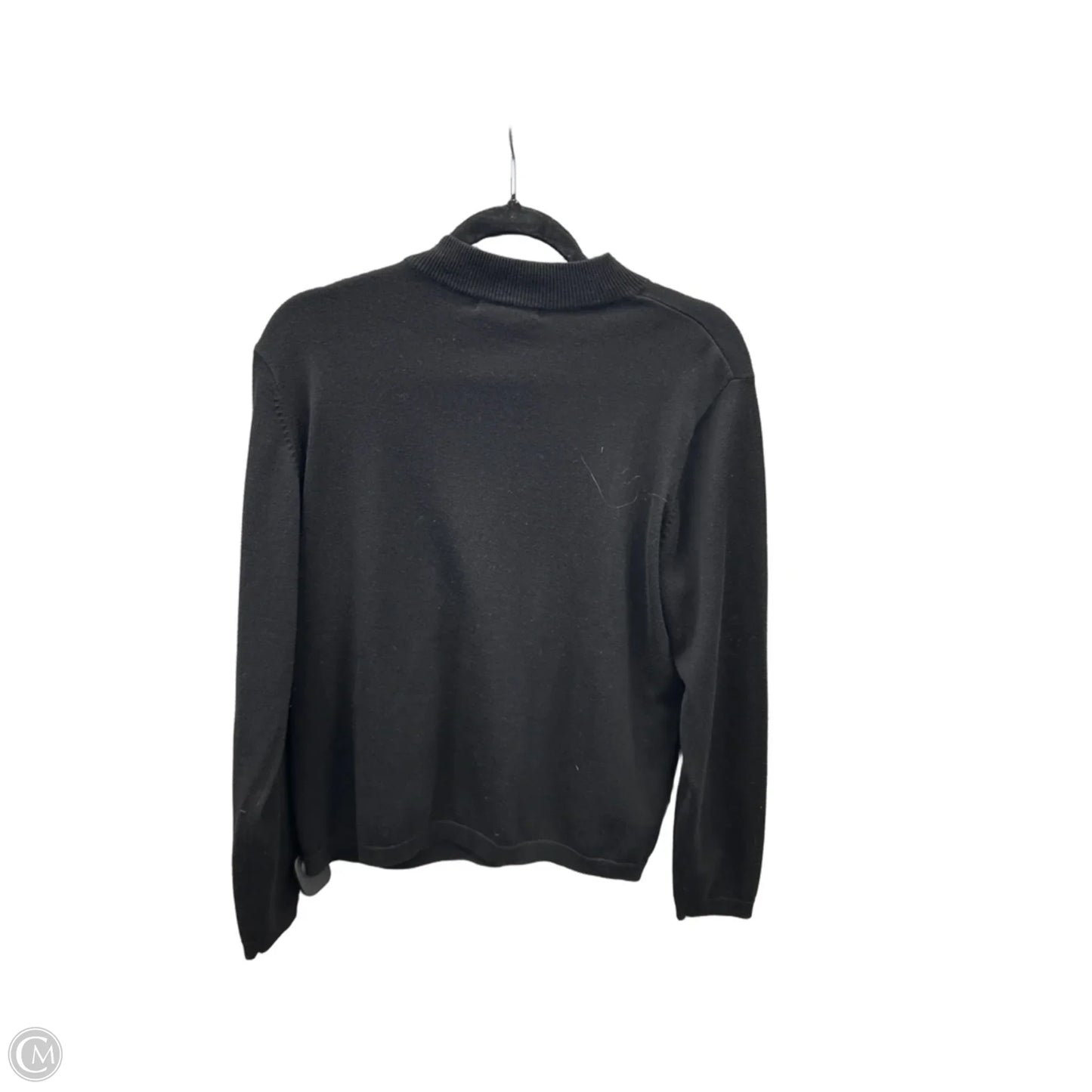 Sweater By Clothes Mentor In Black, Size: L