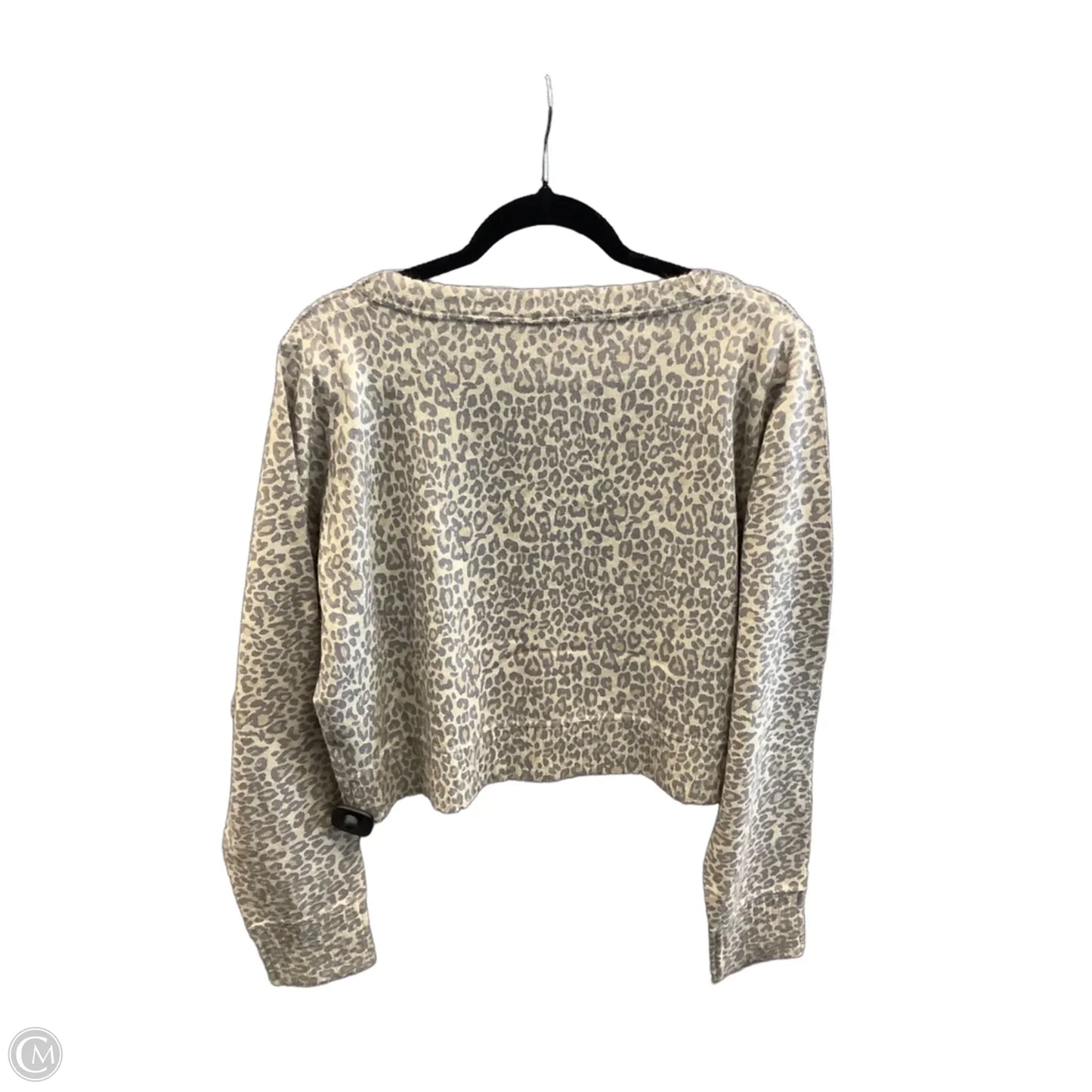 Cardigan By Clothes Mentor In Animal Print, Size: M