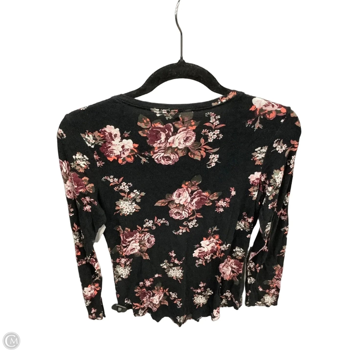 Tunic Long Sleeve By Clothes Mentor In Floral Print, Size: S