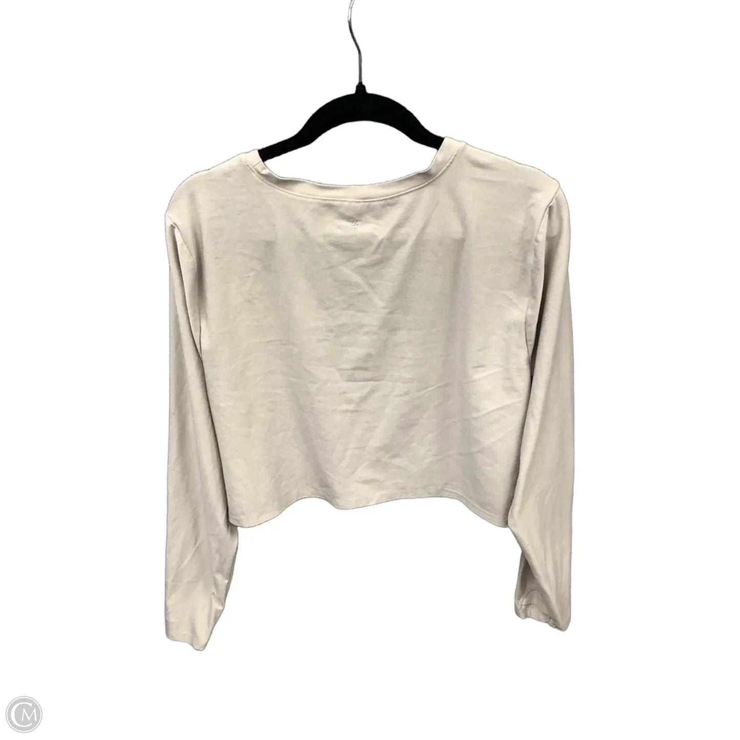 Athletic Top Long Sleeve Crewneck By Old Navy In Tan, Size: 2x