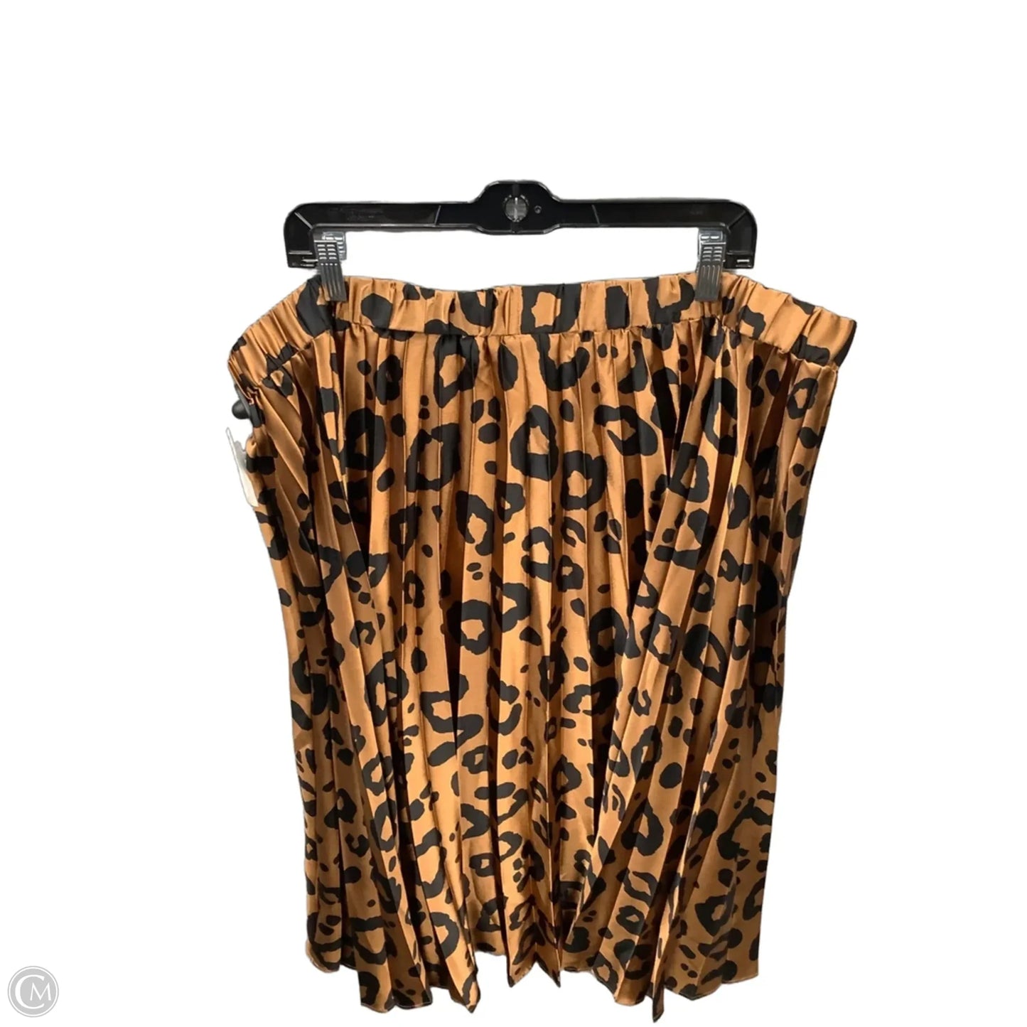 Skirt Midi By Ava & Viv In Animal Print, Size: 20