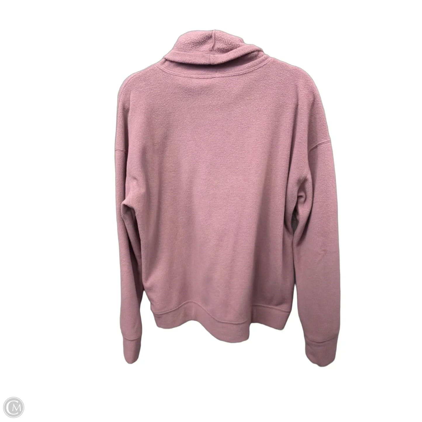 Athletic Top Long Sleeve Crewneck By Old Navy In Mauve, Size: L
