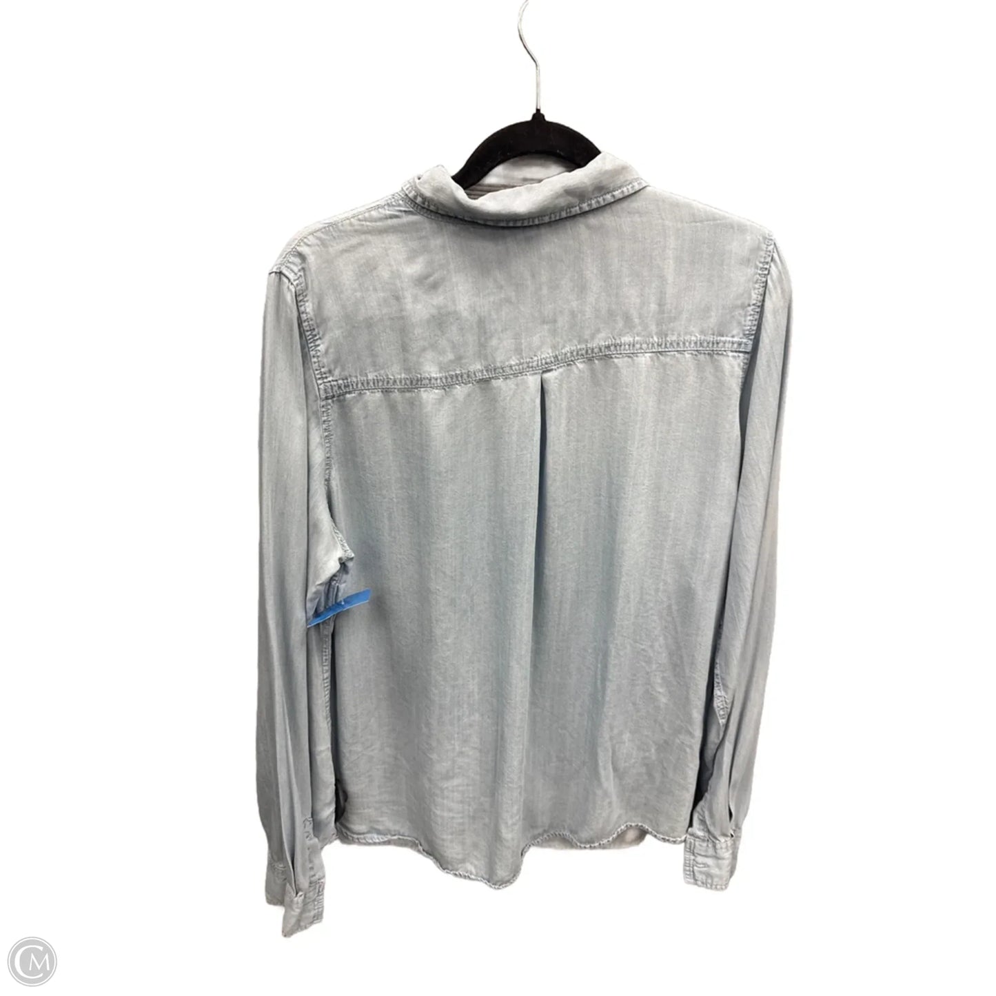 Top Long Sleeve By Maurices In Blue, Size: 1x