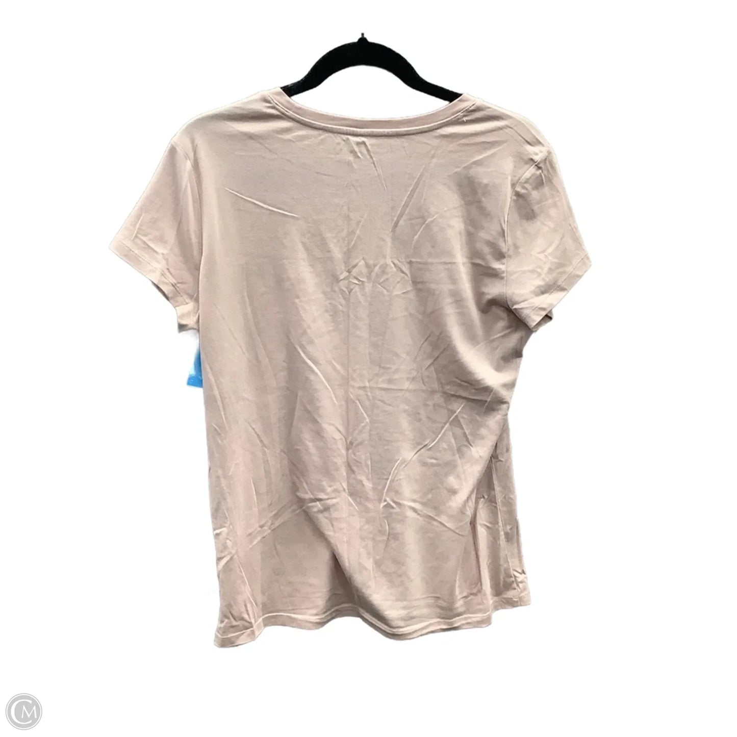 Top Short Sleeve By Calvin Klein In Pink, Size: L