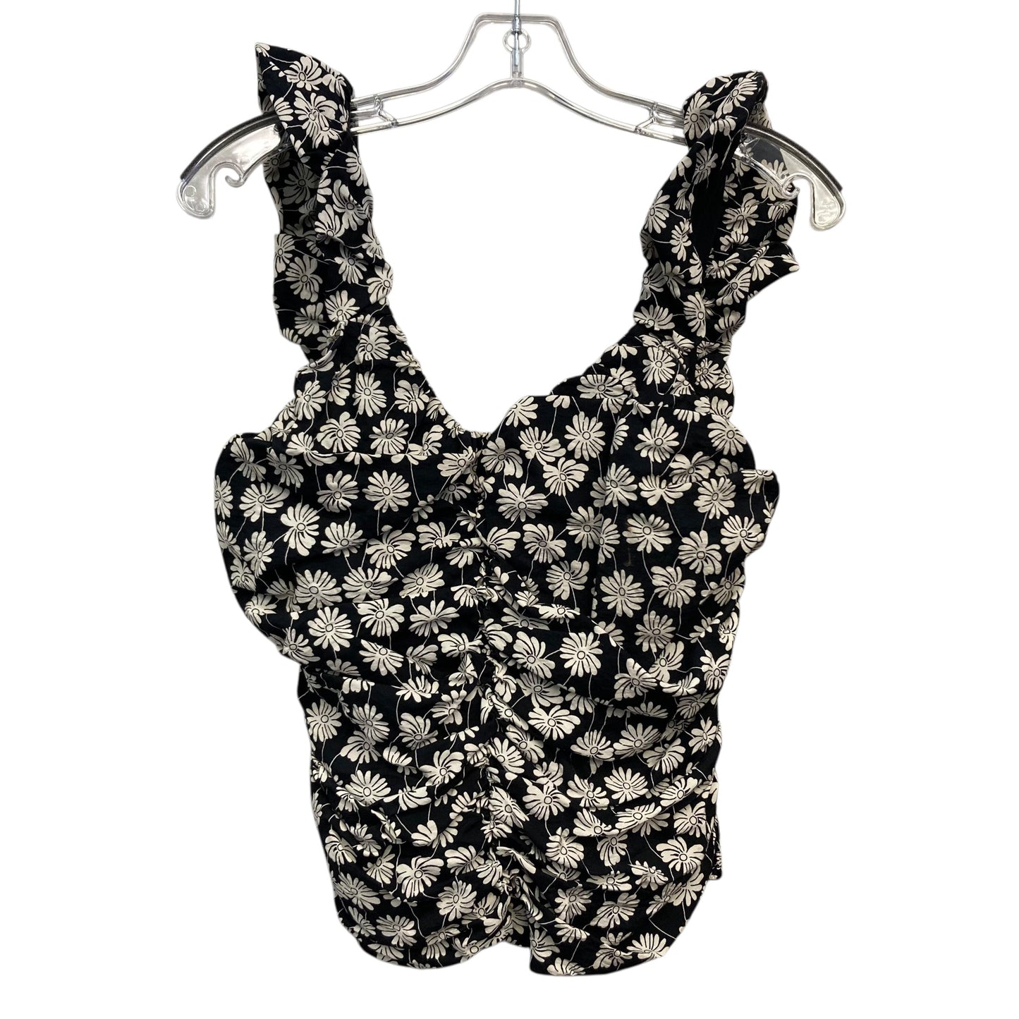 Top Sleeveless By Gap In Black, Size:S