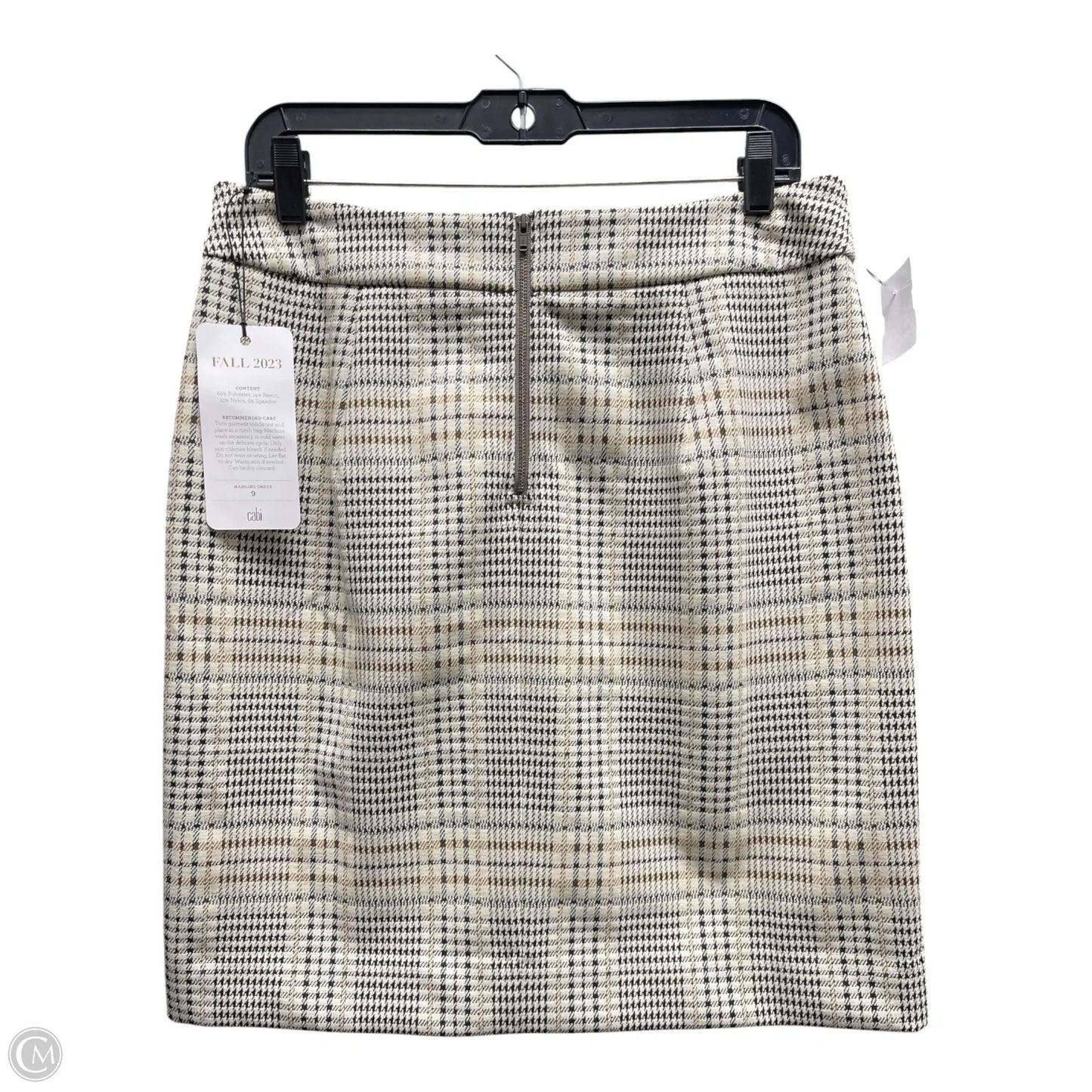 Skirt Mini & Short By Cabi In Plaid Pattern, Size: 8