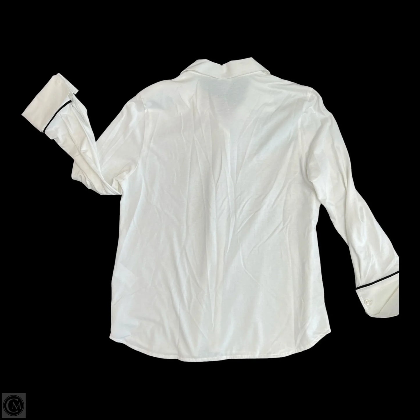 Top Long Sleeve By Chicos In White, Size: S