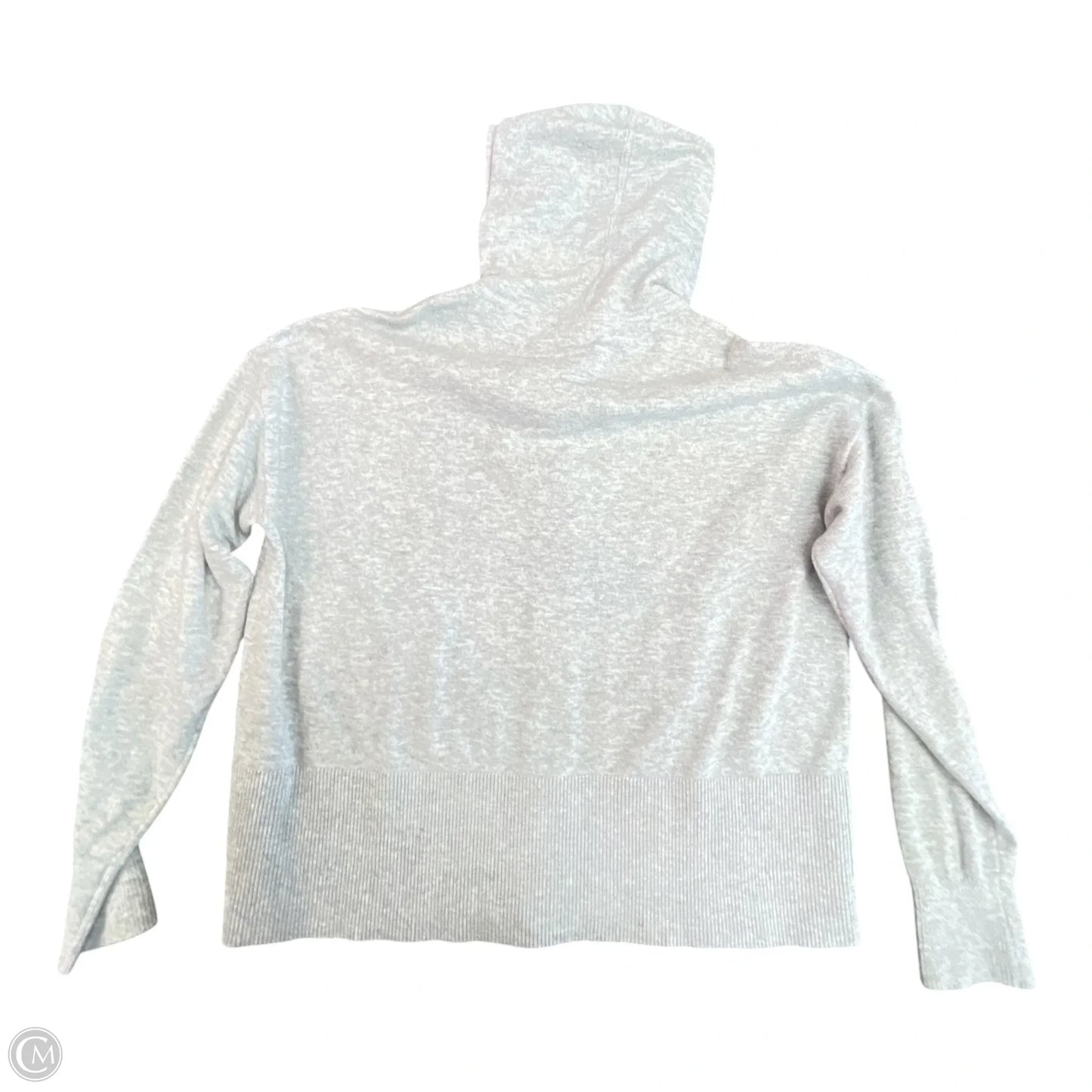 Sweater Cardigan By Loft In Grey, Size: M