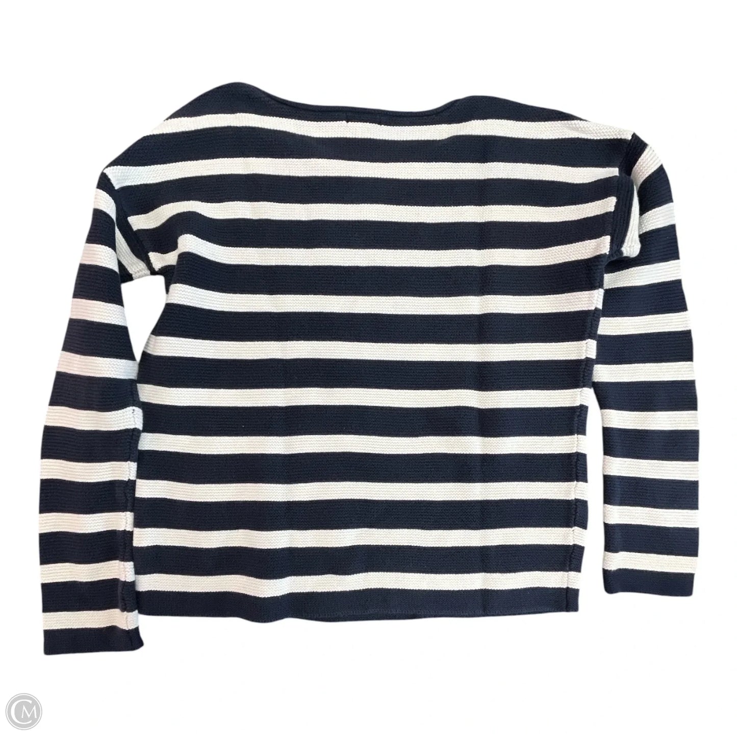 Sweater By Gap In Blue & White, Size: M